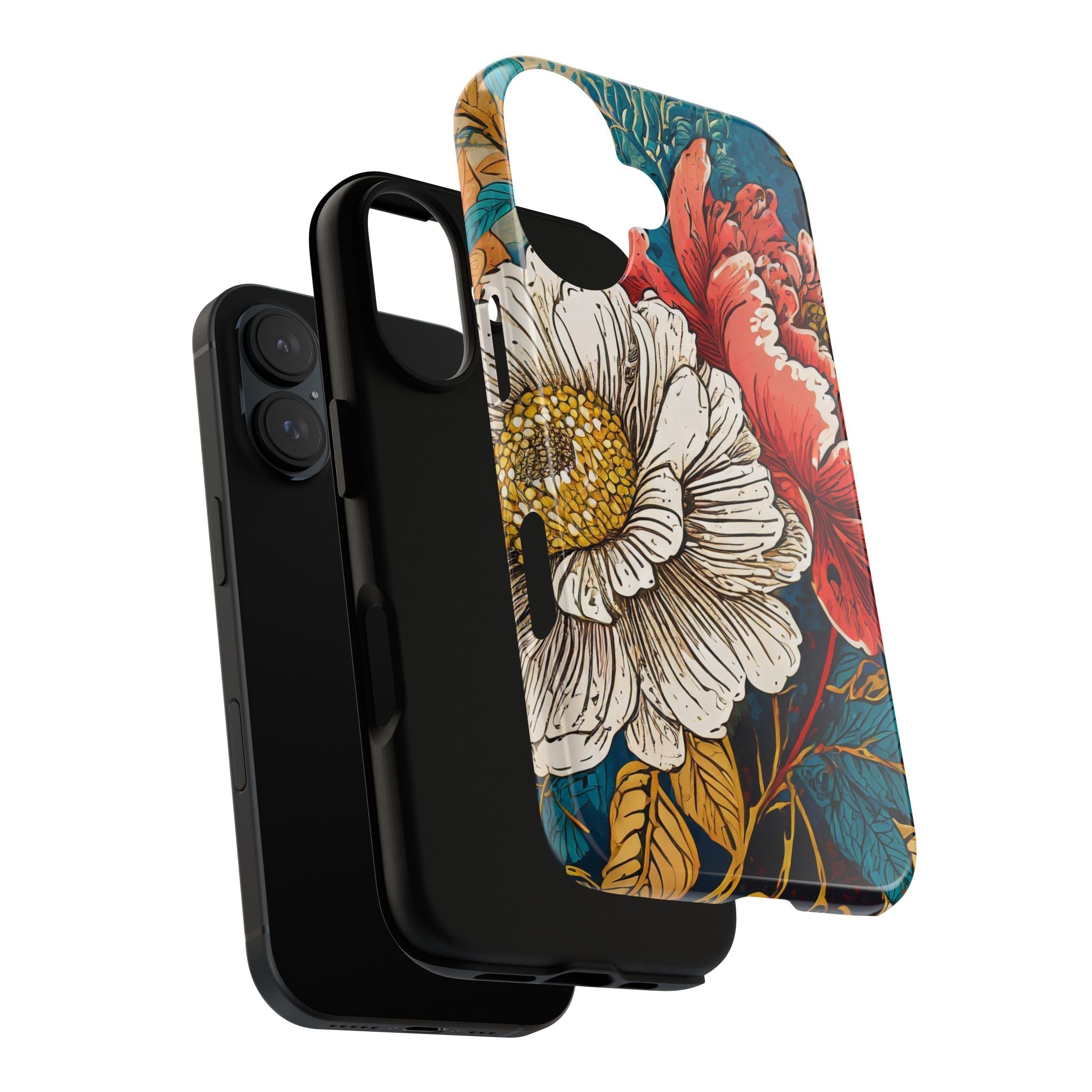 Artistic Floral Tough Phone Case