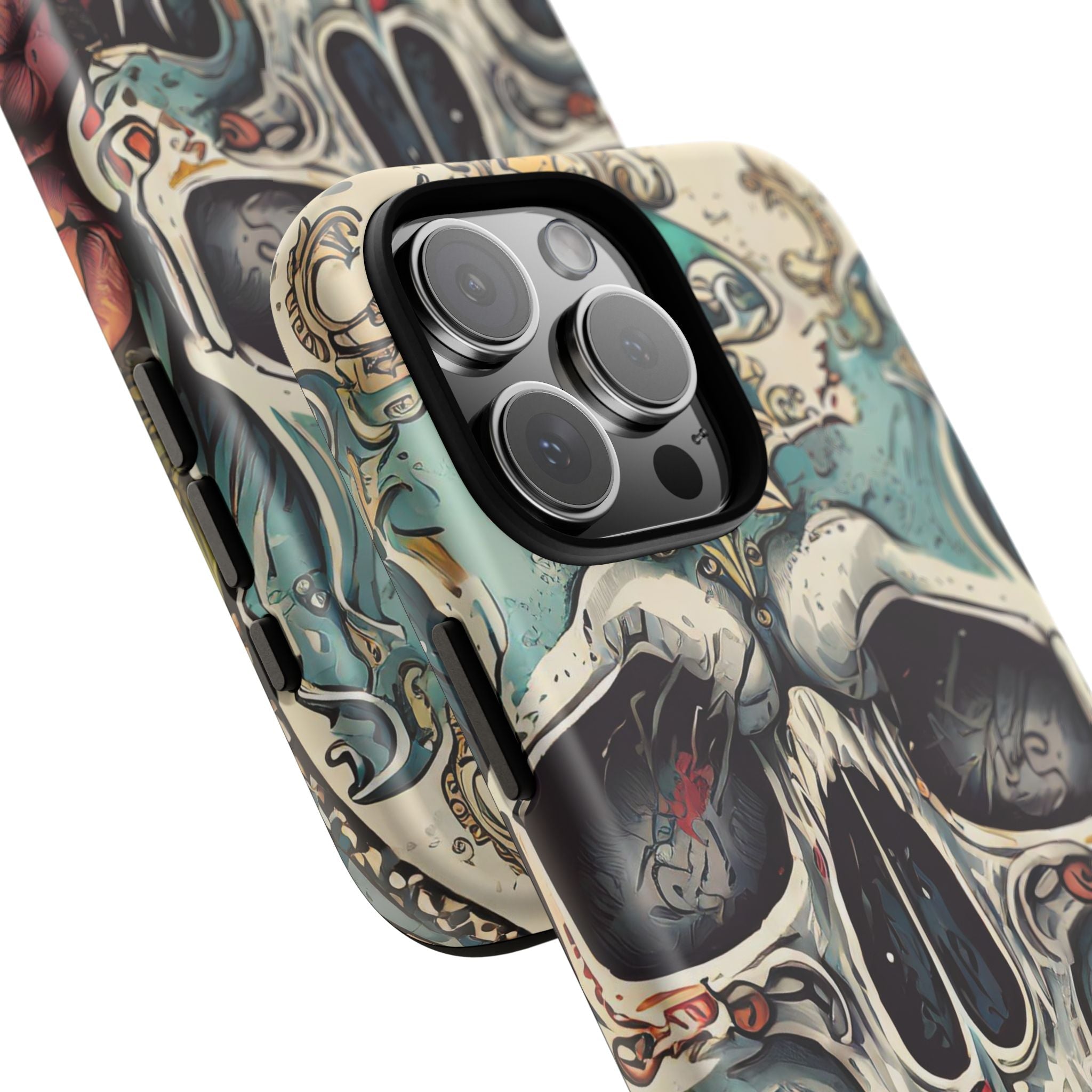 Abstract Skull Tough Phone Case