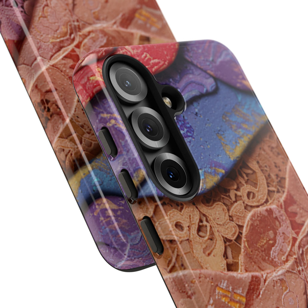 Abstract Painted Lace Tough Phone Case