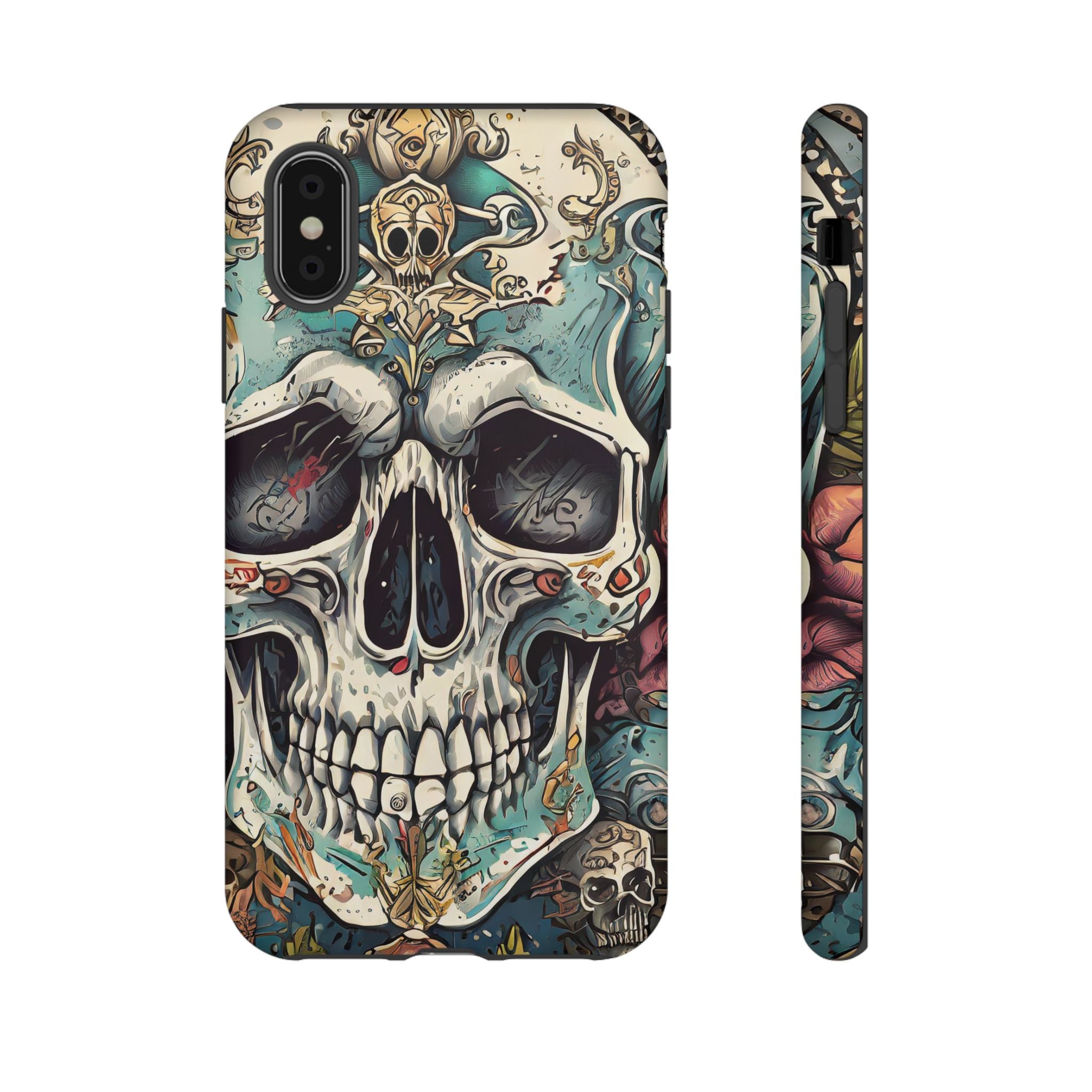 Abstract Skull Tough Phone Case