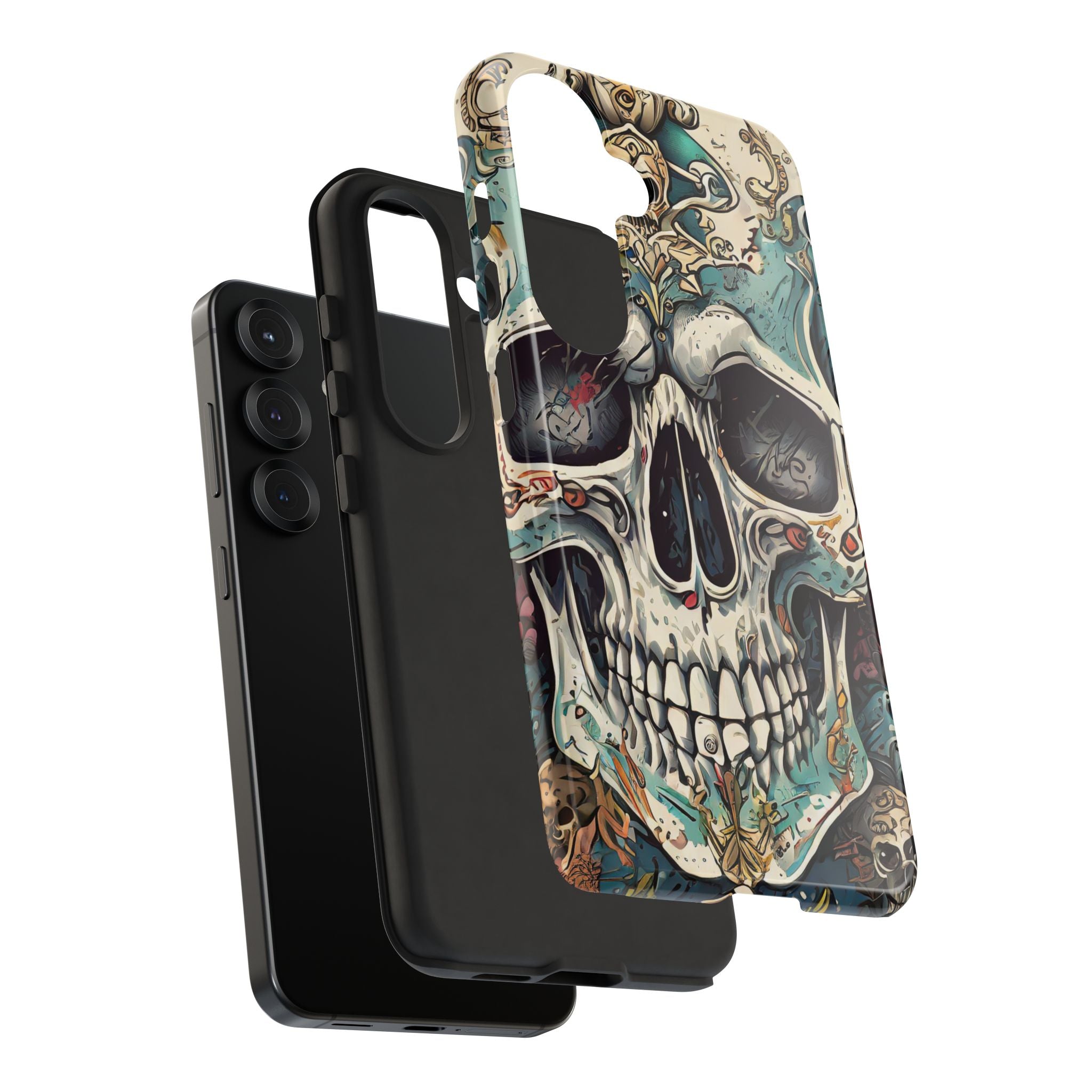 Abstract Skull Tough Phone Case