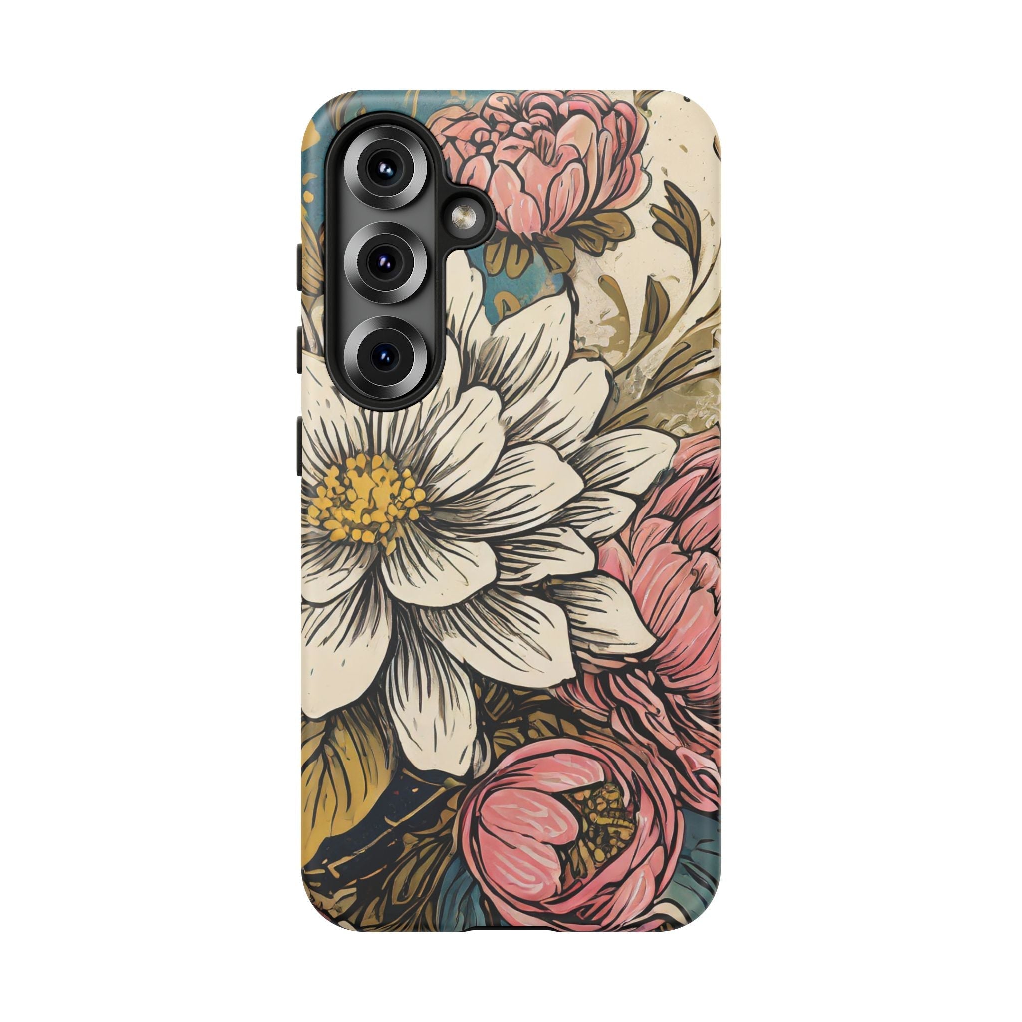 Beautiful White Floral Tough Case