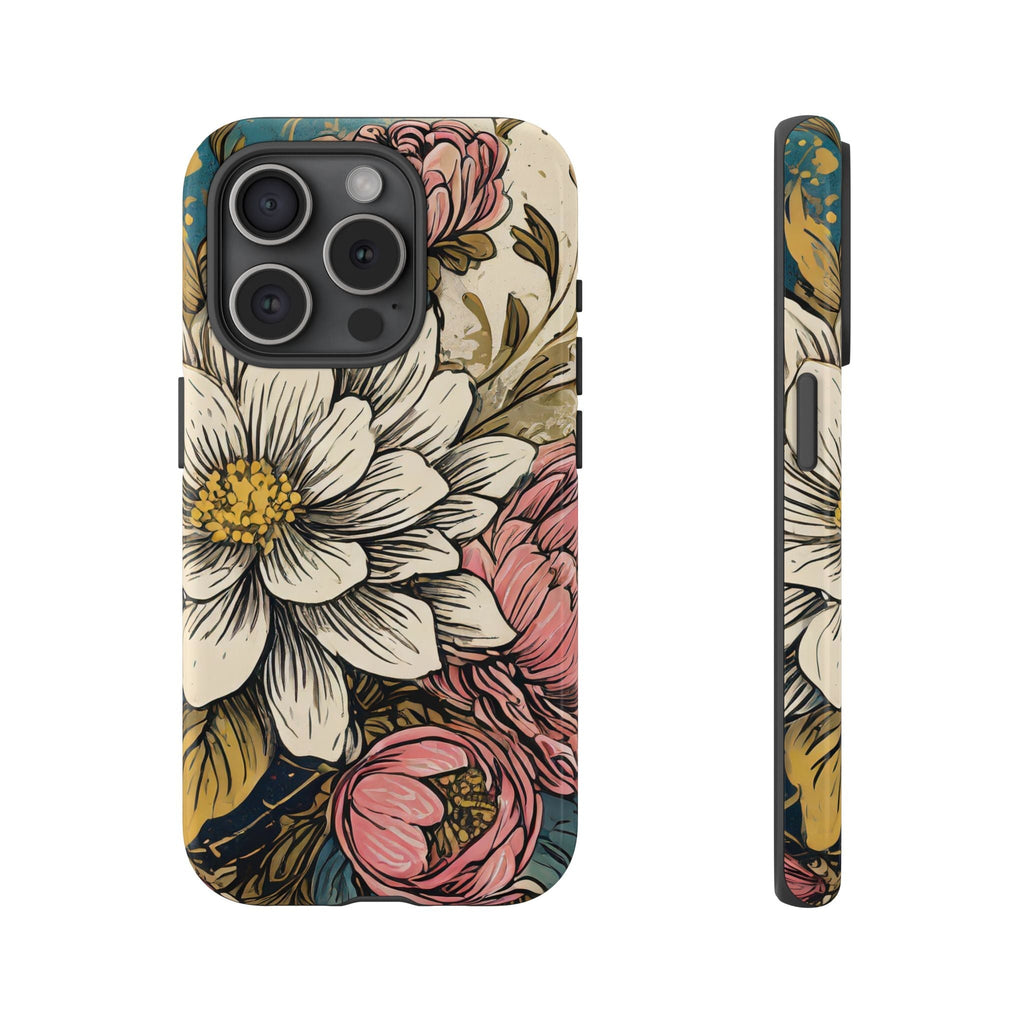 Beautiful White Floral Tough Case