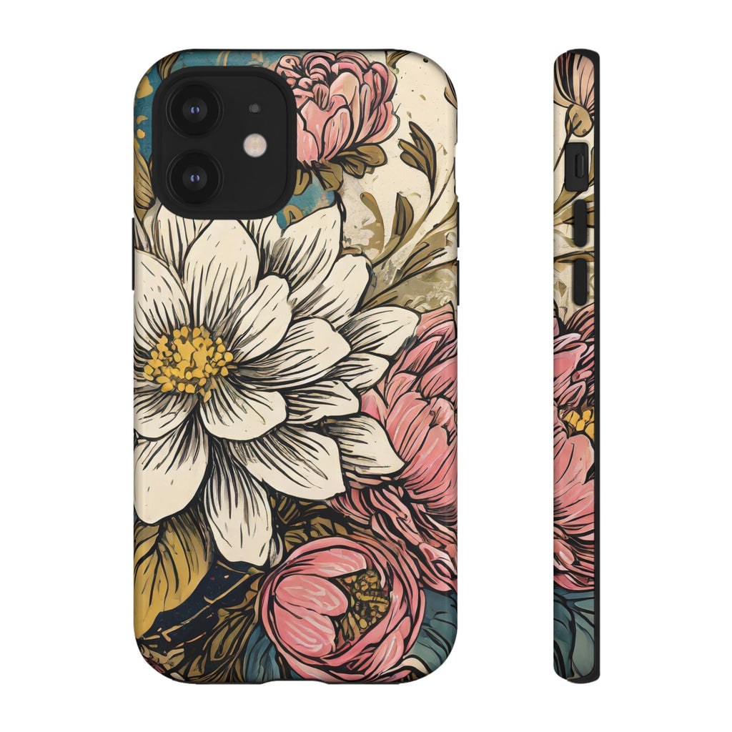 Beautiful White Floral Tough Case