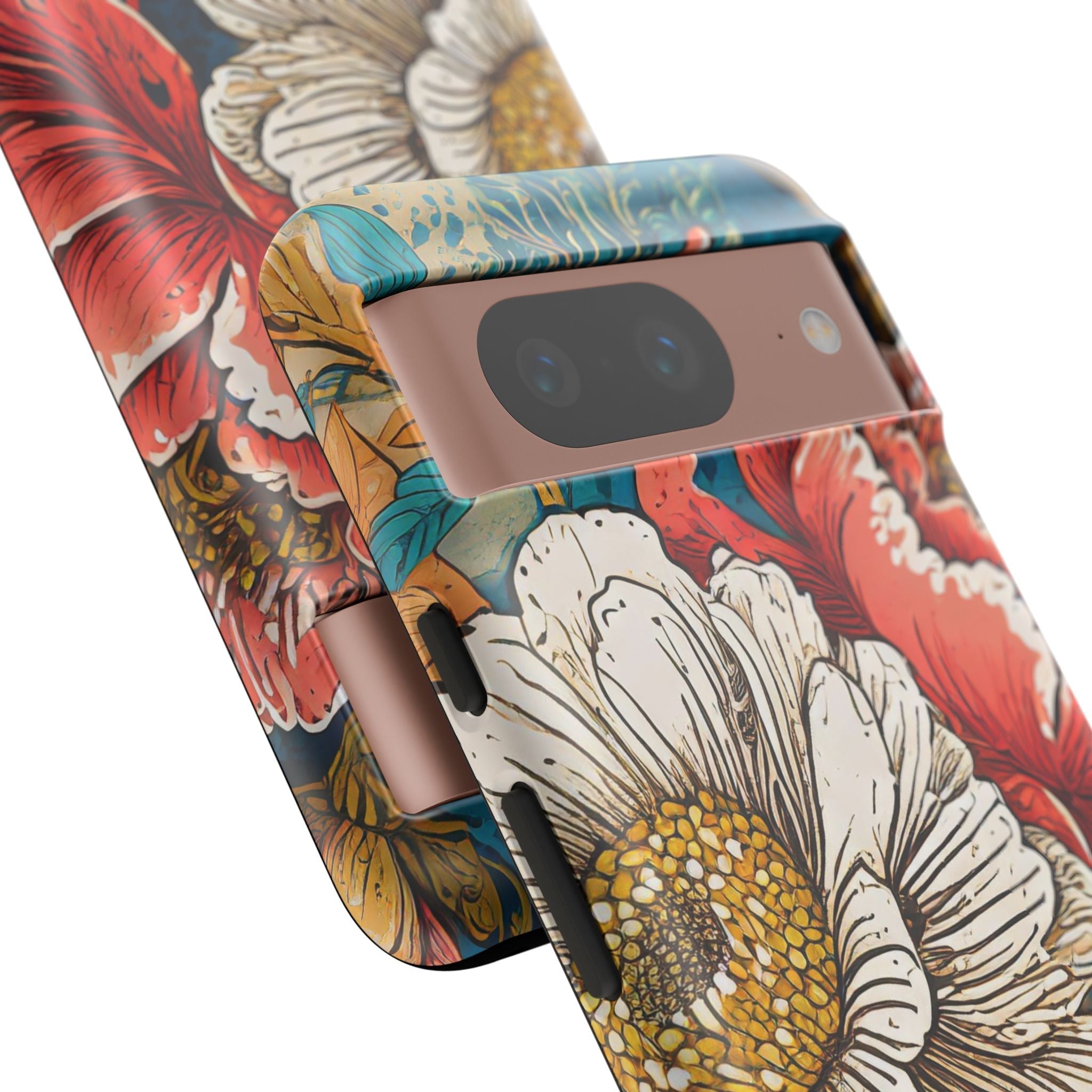 Artistic Floral Tough Phone Case