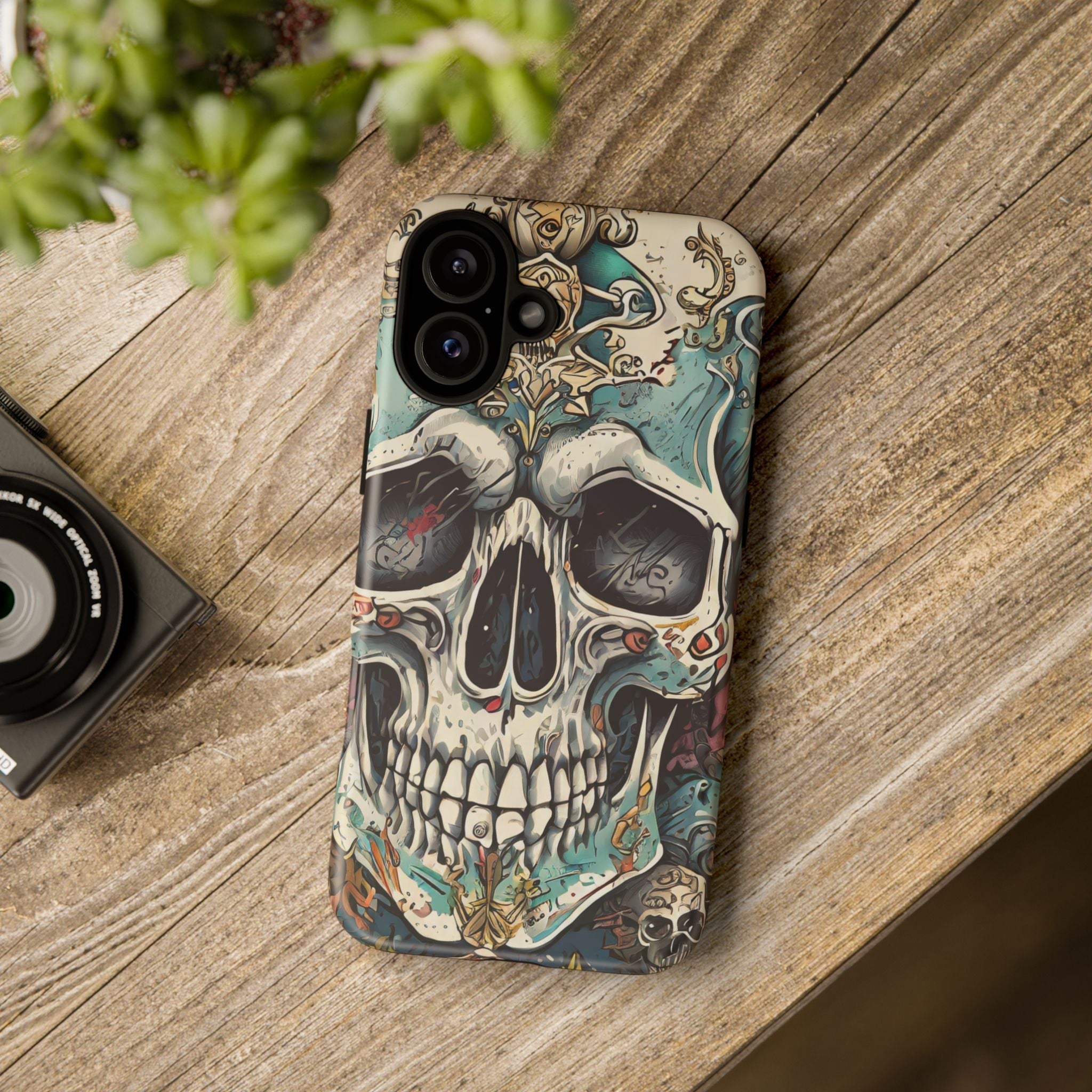 Abstract Skull Tough Phone Case
