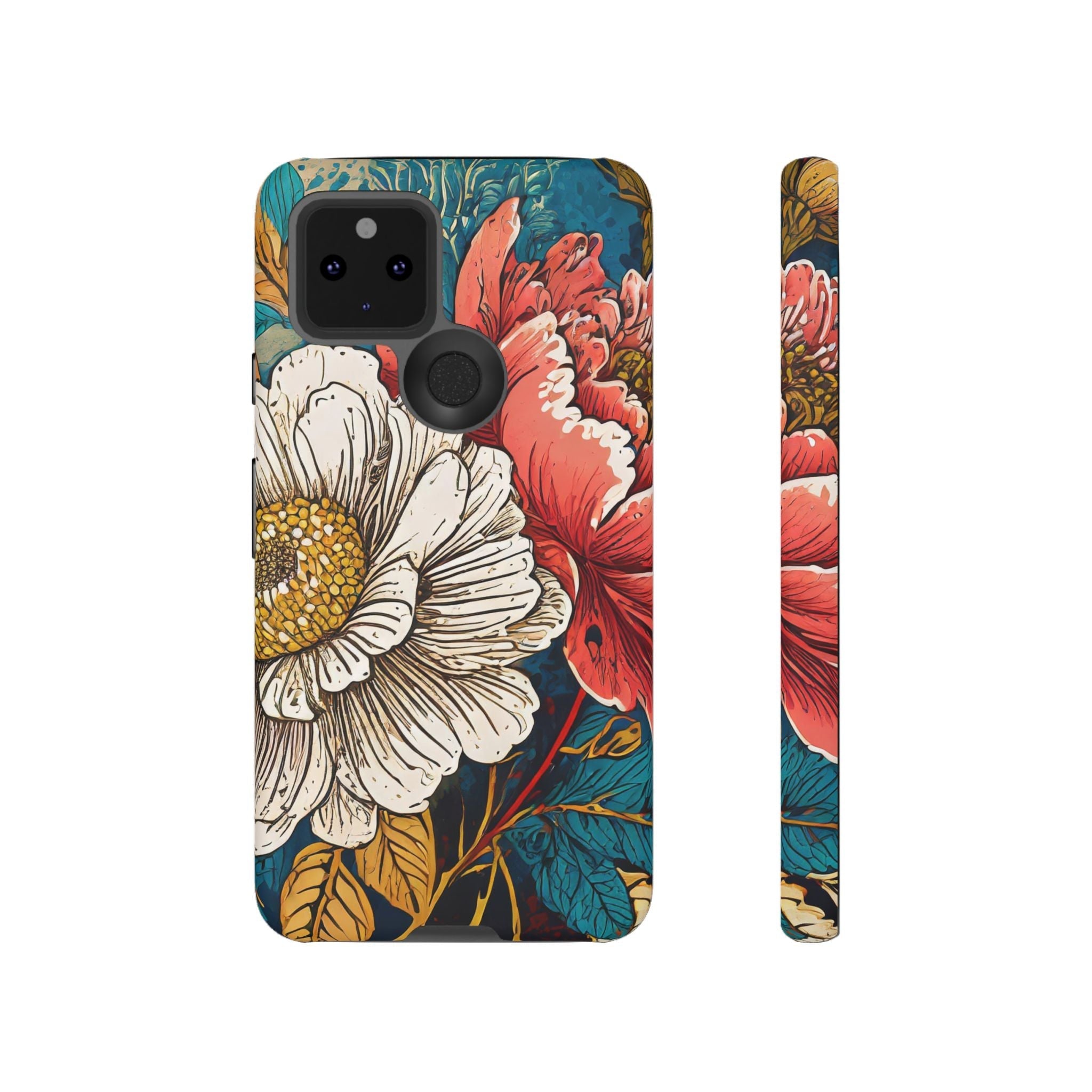 Artistic Floral Tough Phone Case