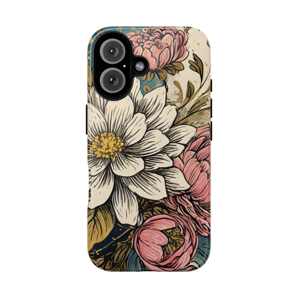 Beautiful White Floral Tough Case