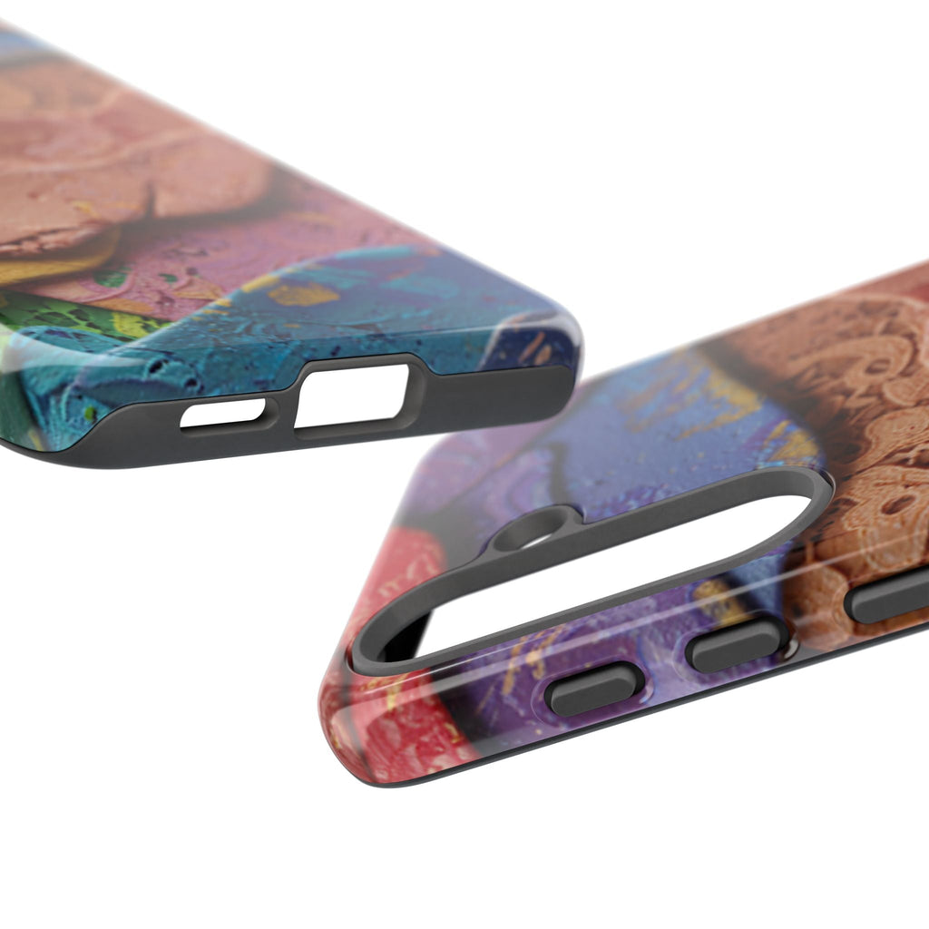 Abstract Painted Lace Tough Phone Case
