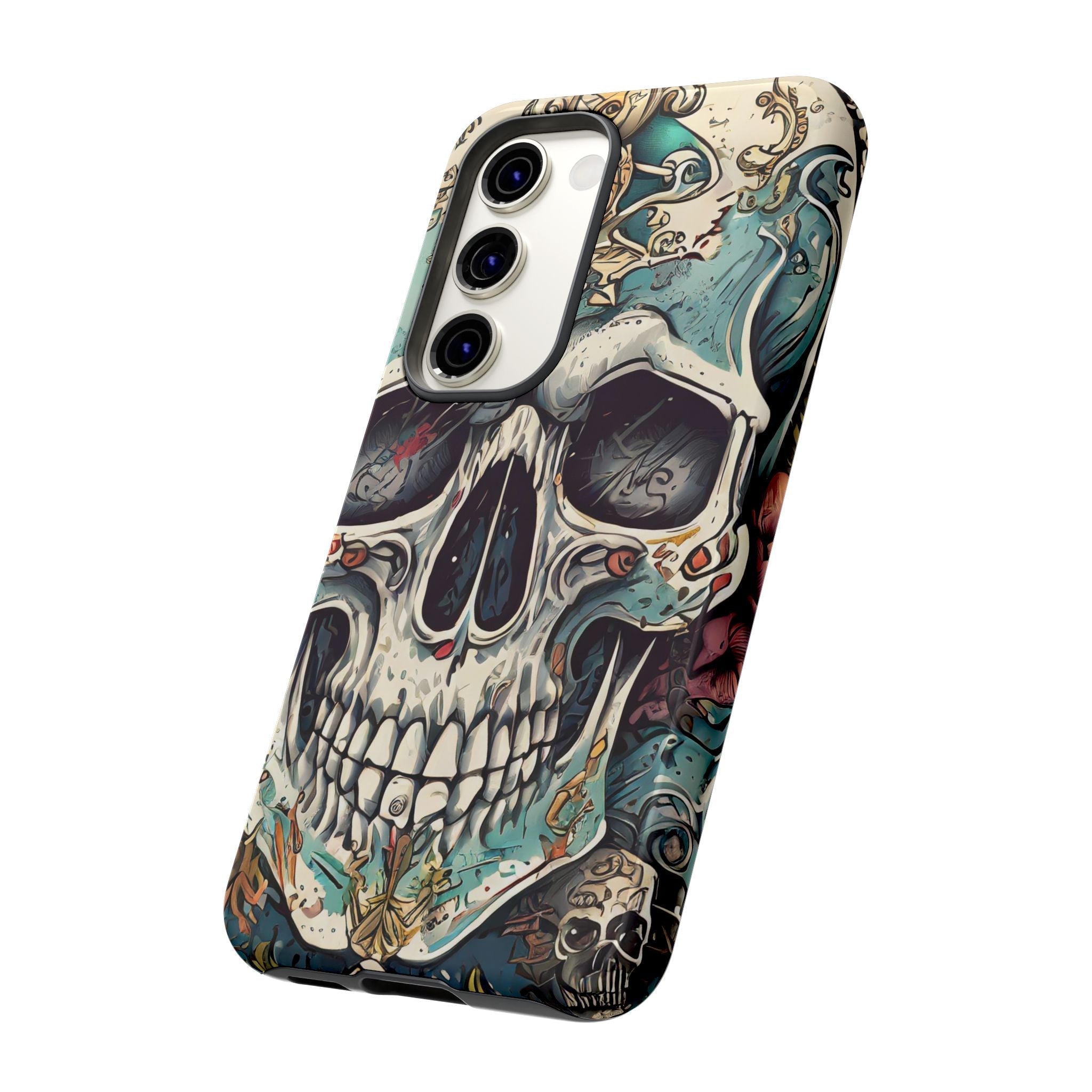 Abstract Skull Tough Phone Case