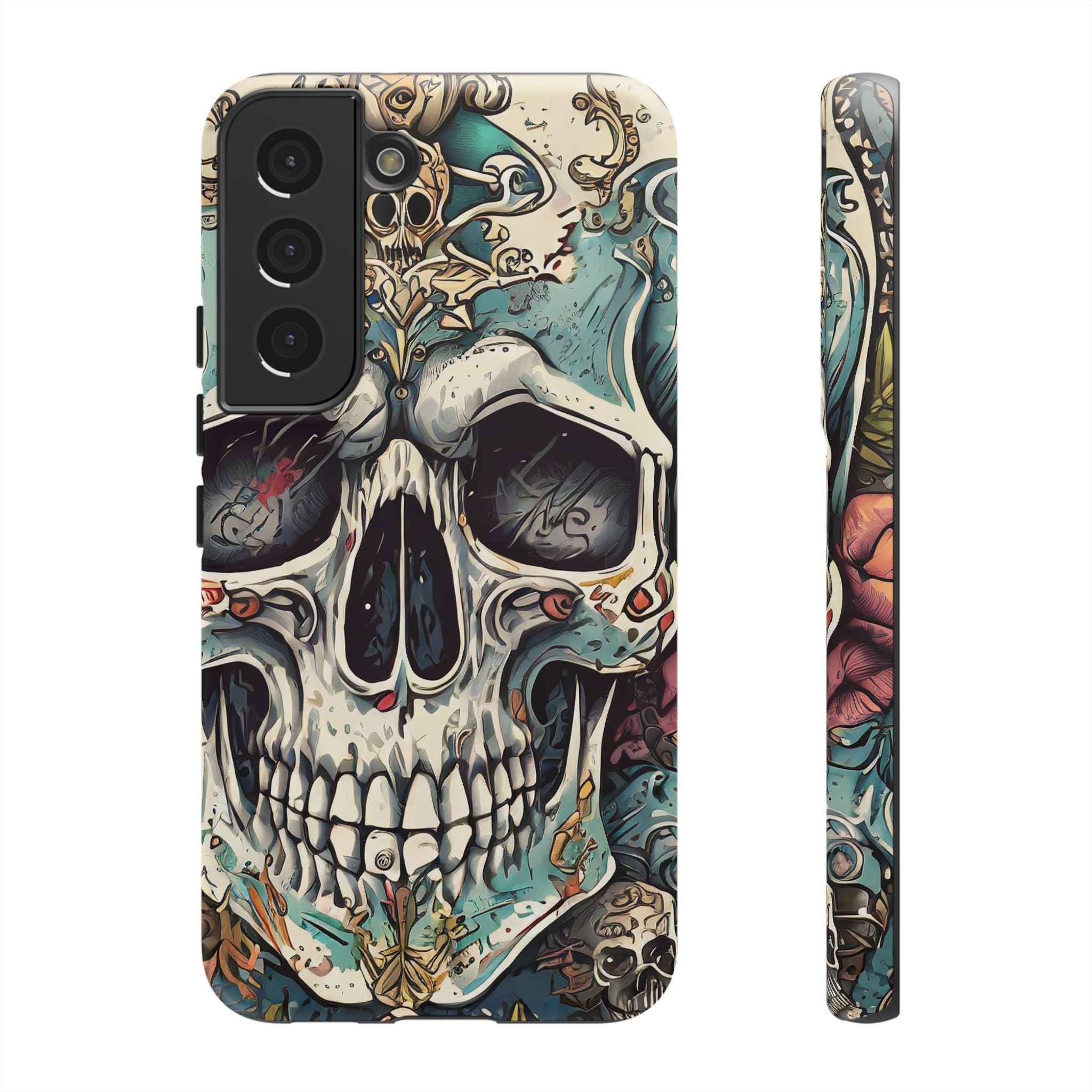 Abstract Skull Tough Phone Case