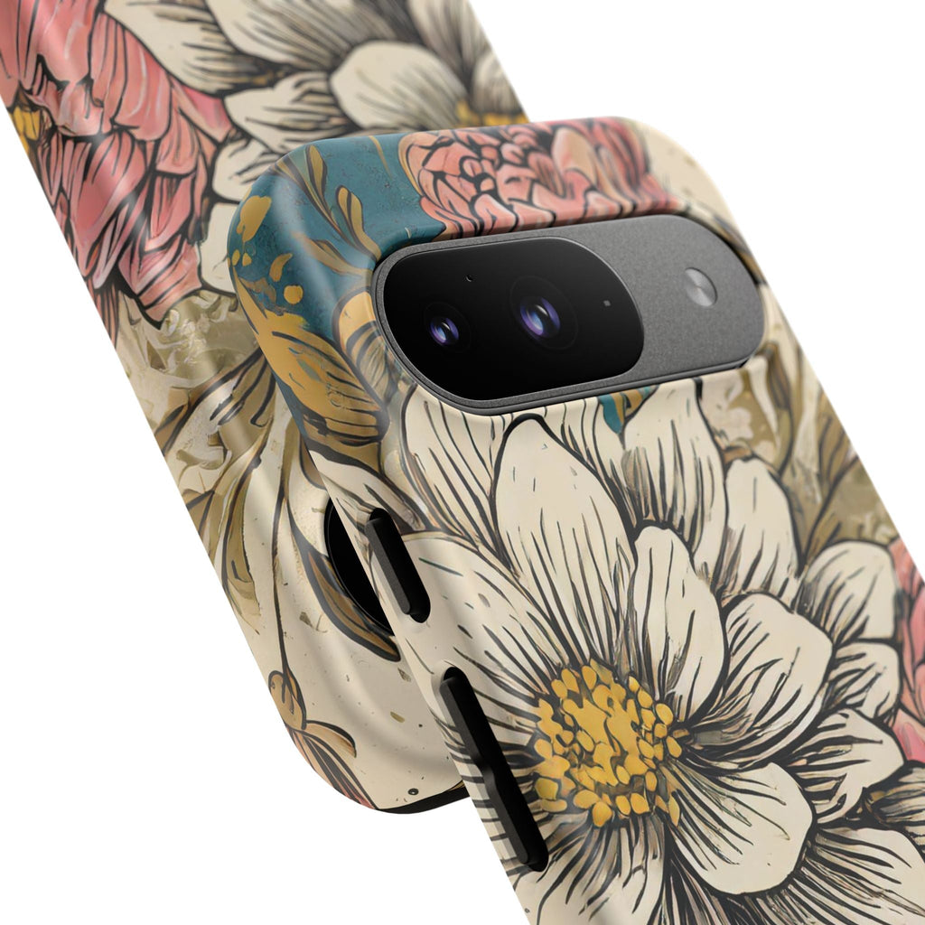 Beautiful White Floral Tough Case