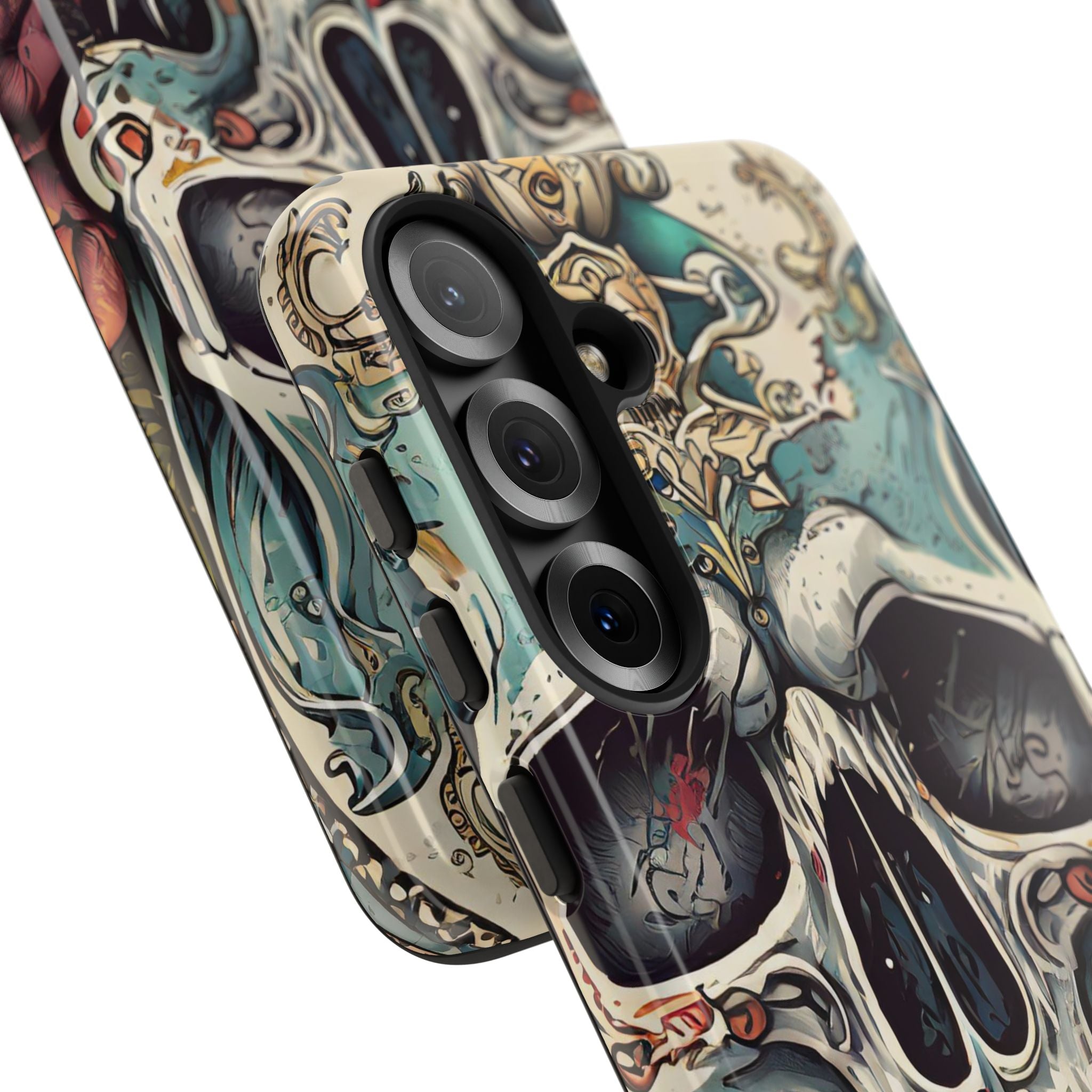 Abstract Skull Tough Phone Case