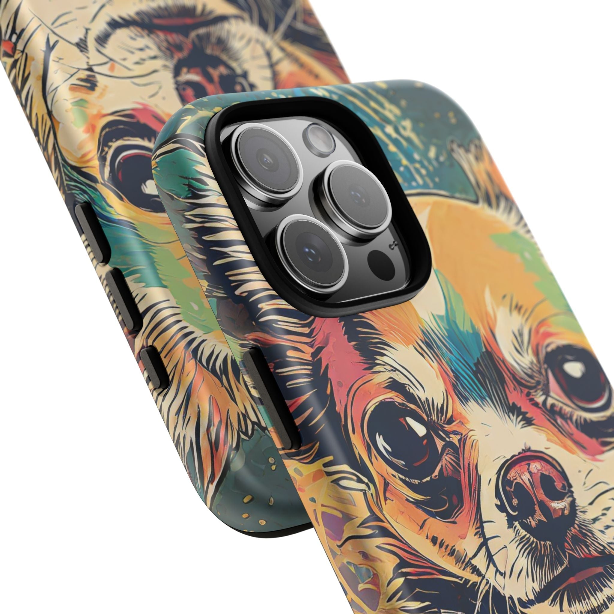 Abstract Chihuahua Tough Phone Cases