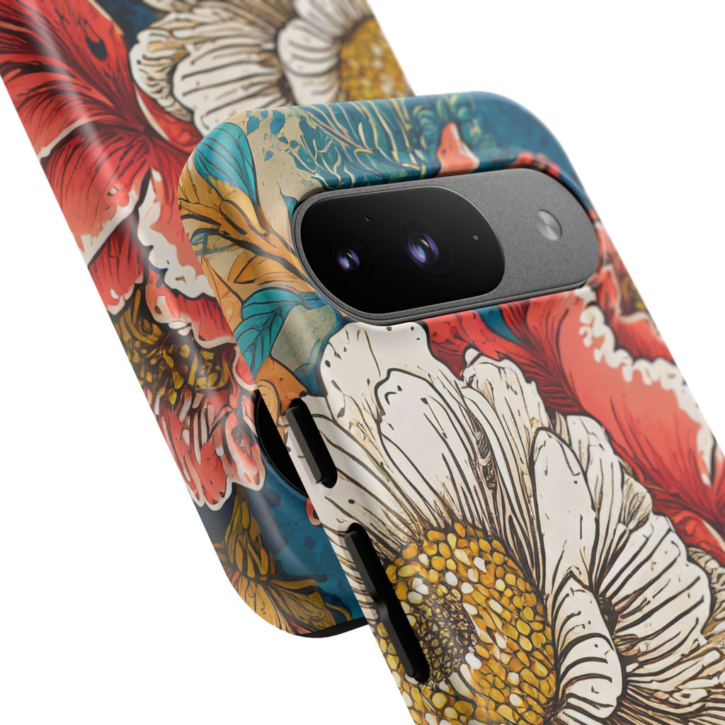 Artistic Floral Tough Phone Case