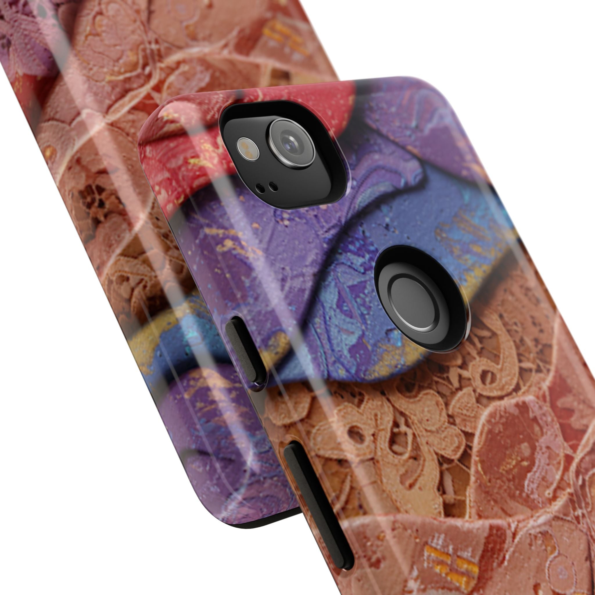 Abstract Painted Lace Tough Phone Case