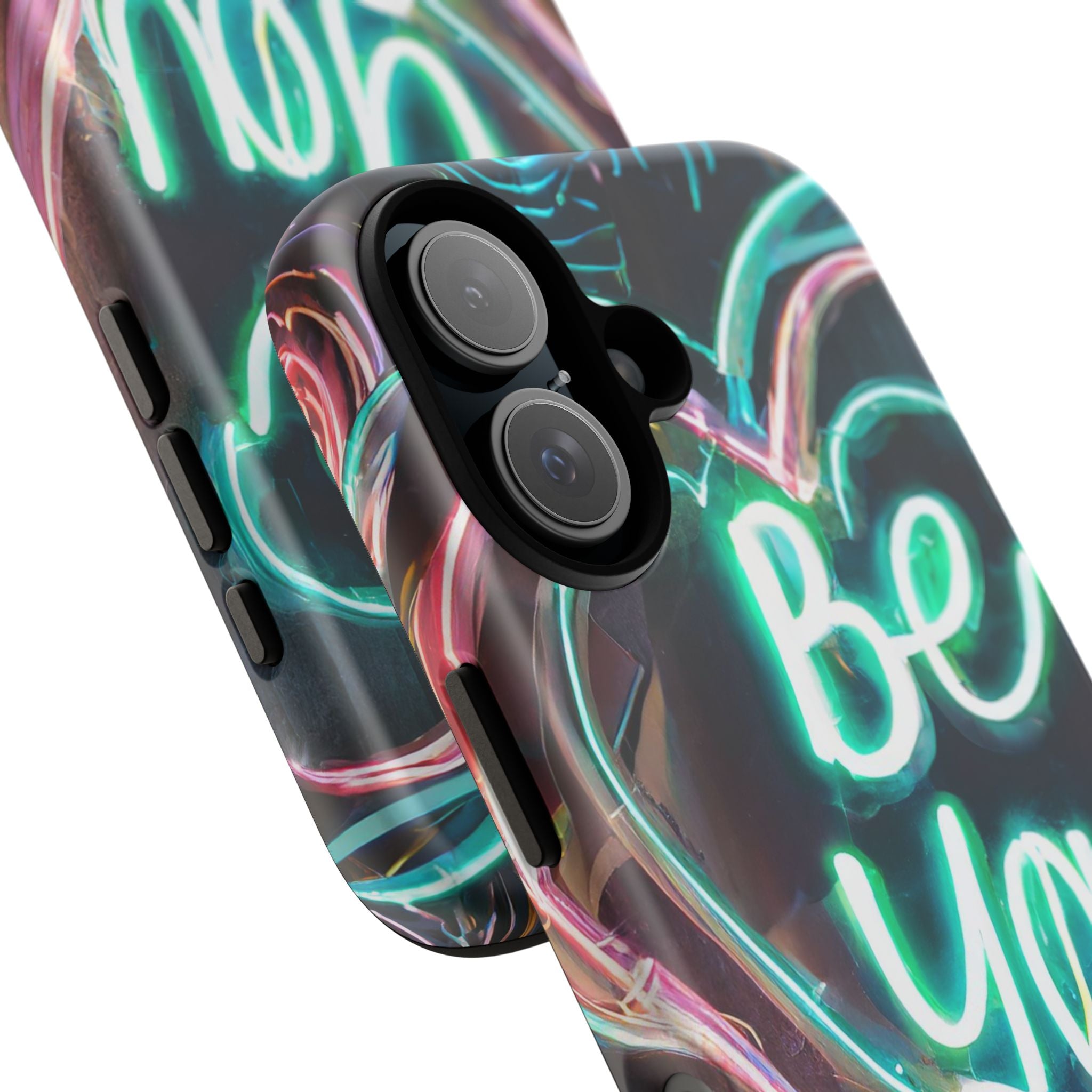 Be You Colorful Neon Heart Tough Phone Case