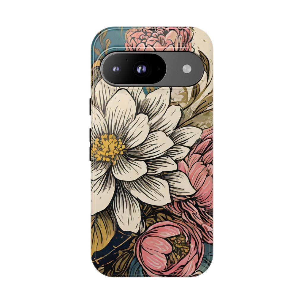 Beautiful White Floral Tough Case