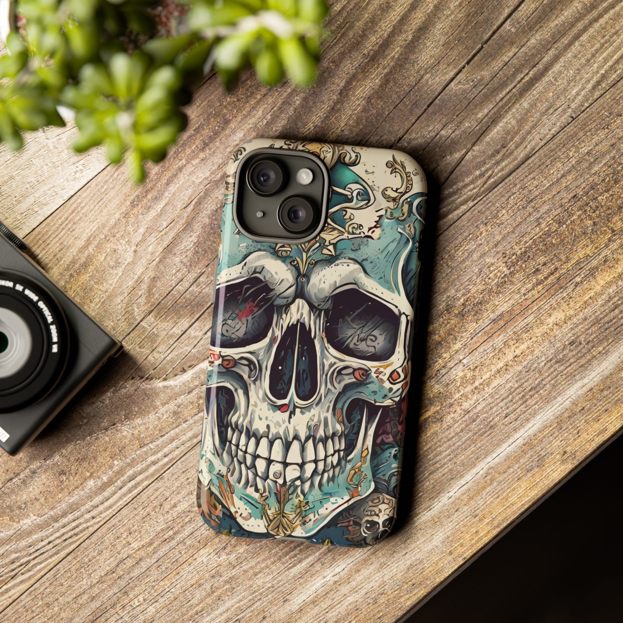 Abstract Skull Tough Phone Case