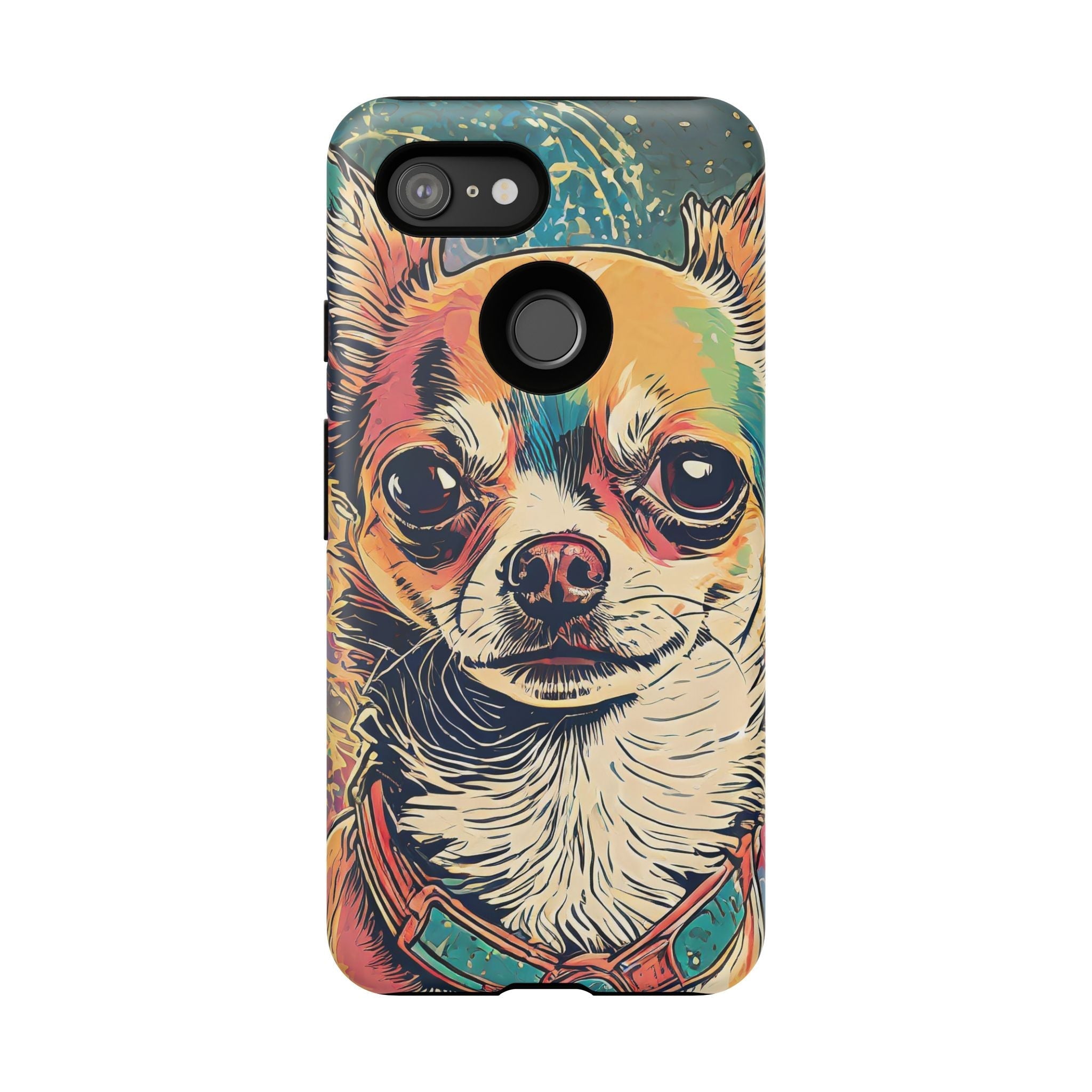 Abstract Chihuahua Tough Phone Cases