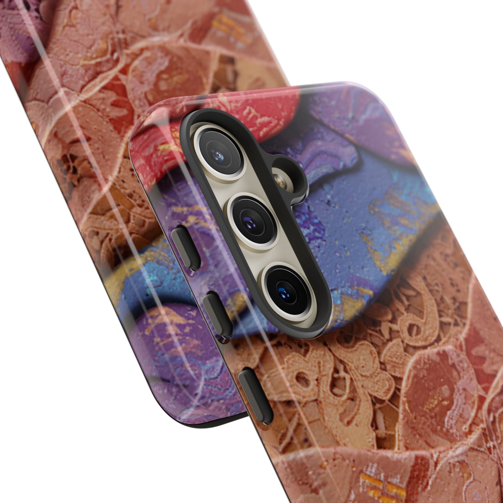 Abstract Painted Lace Tough Phone Case