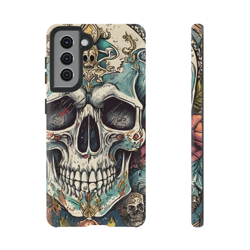 Abstract Skull Tough Phone Case