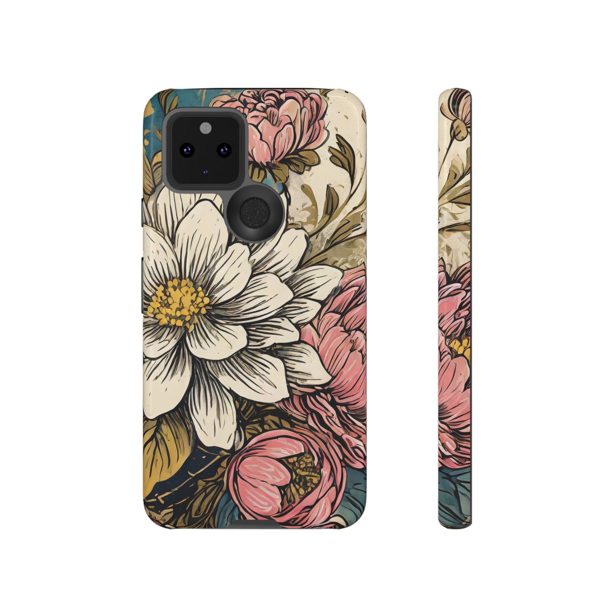 Beautiful White Floral Tough Case
