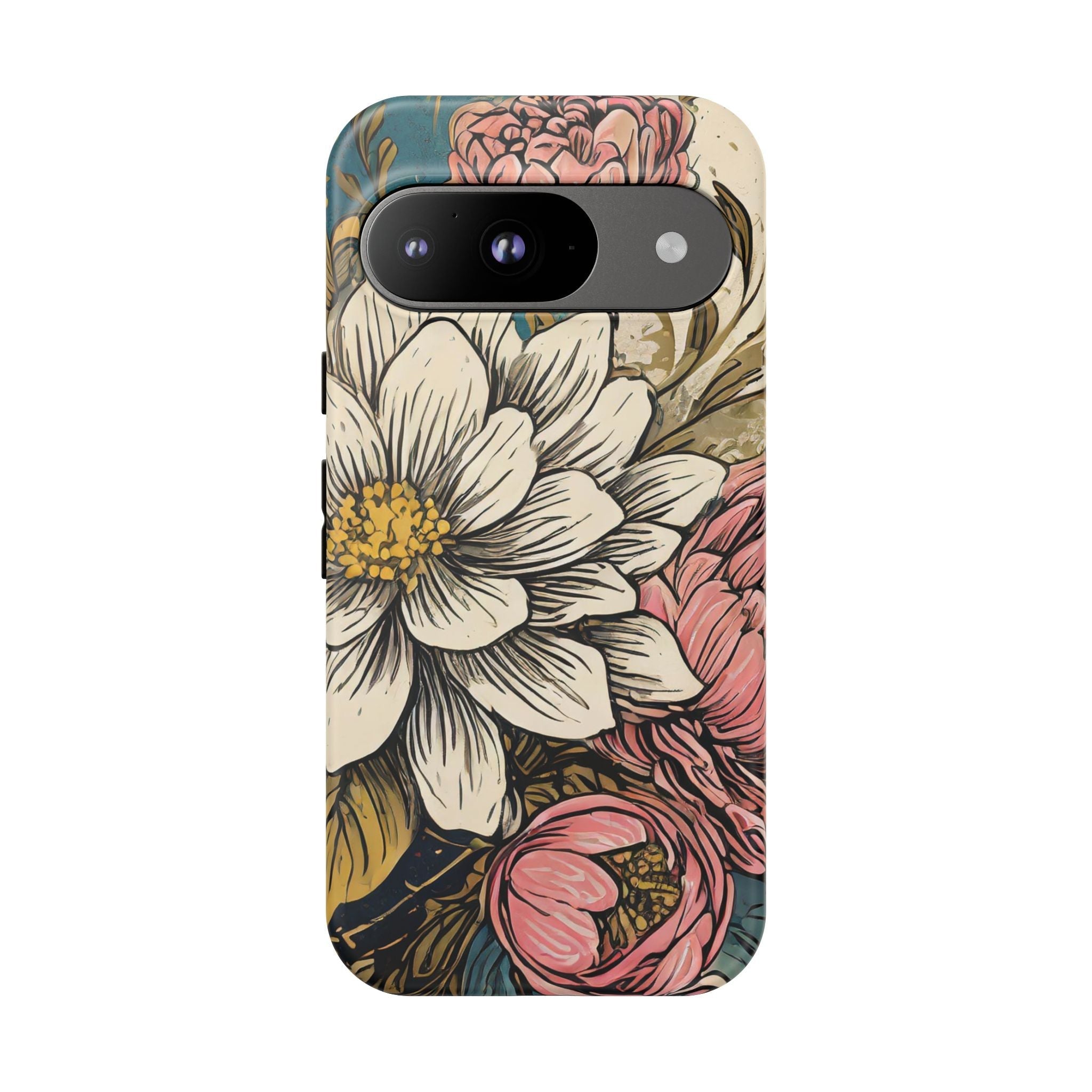 Beautiful White Floral Tough Case