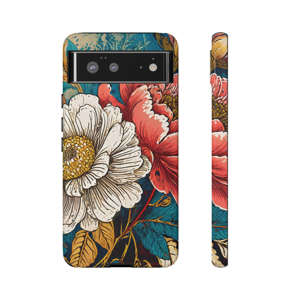 Artistic Floral Tough Phone Case