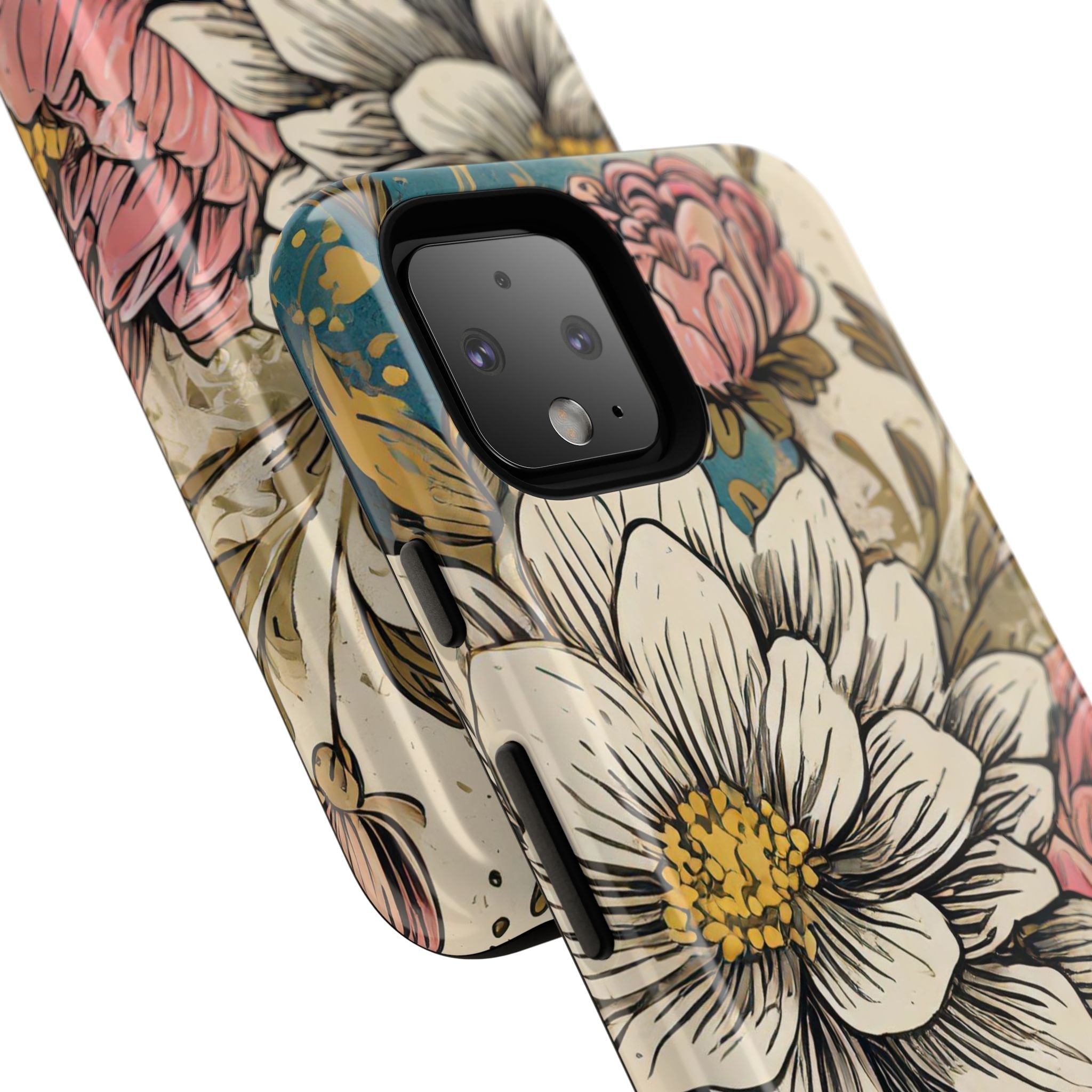 Beautiful White Floral Tough Case