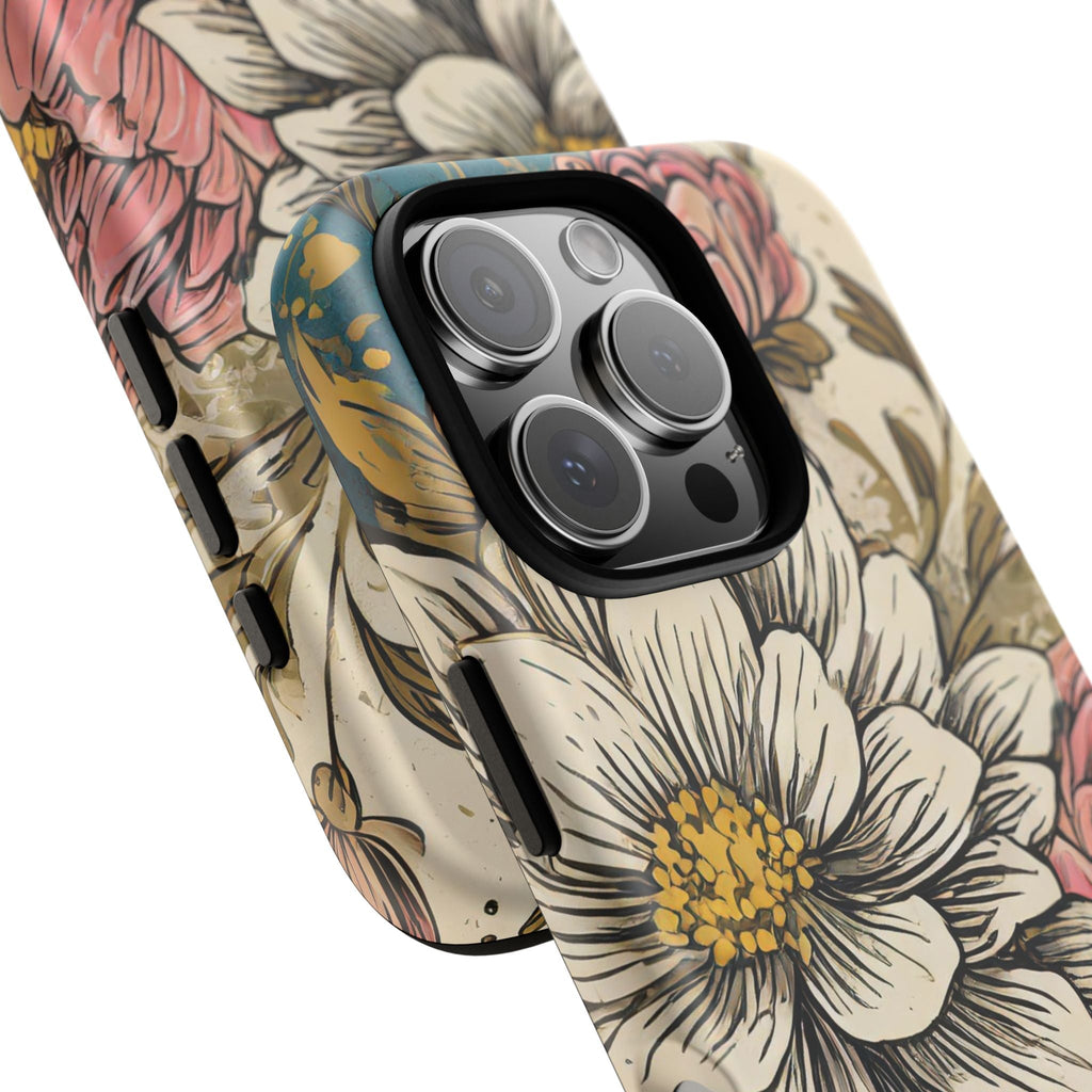 Beautiful White Floral Tough Case