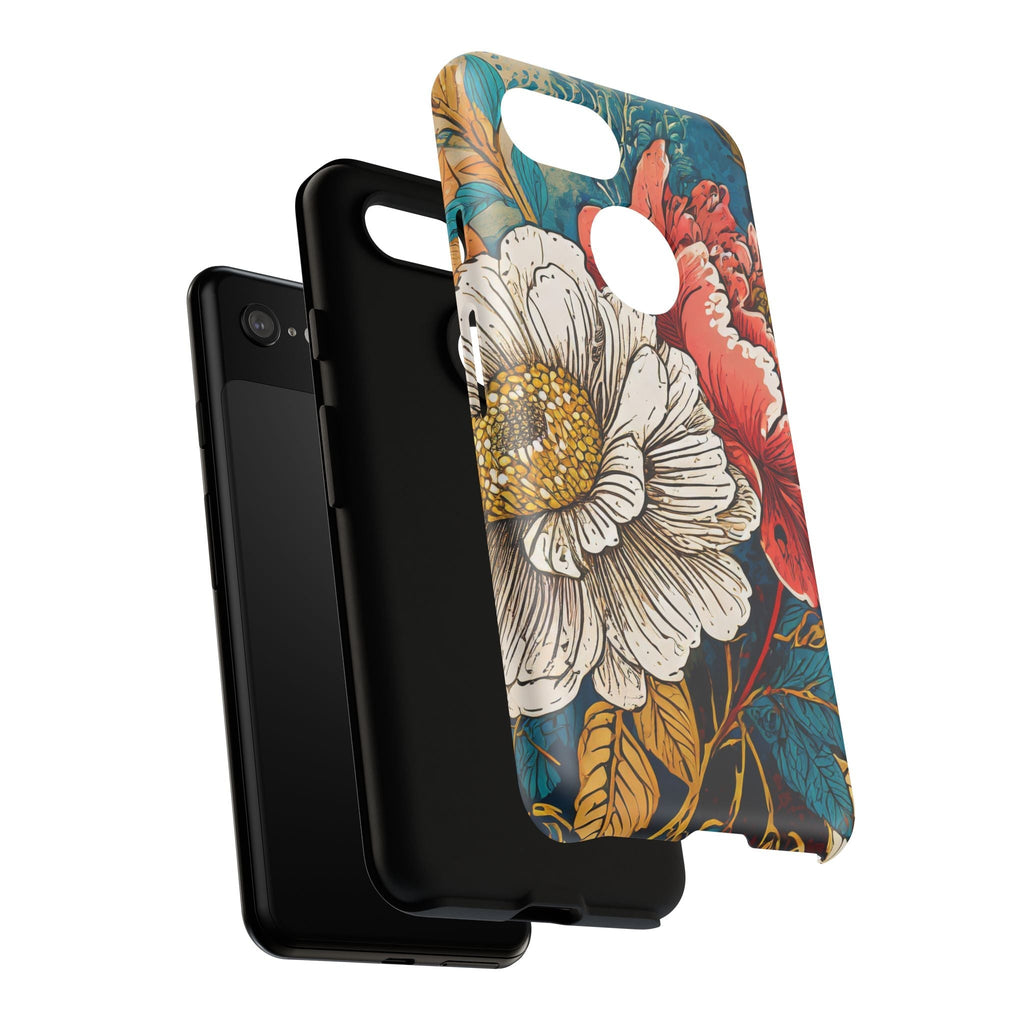 Artistic Floral Tough Phone Case