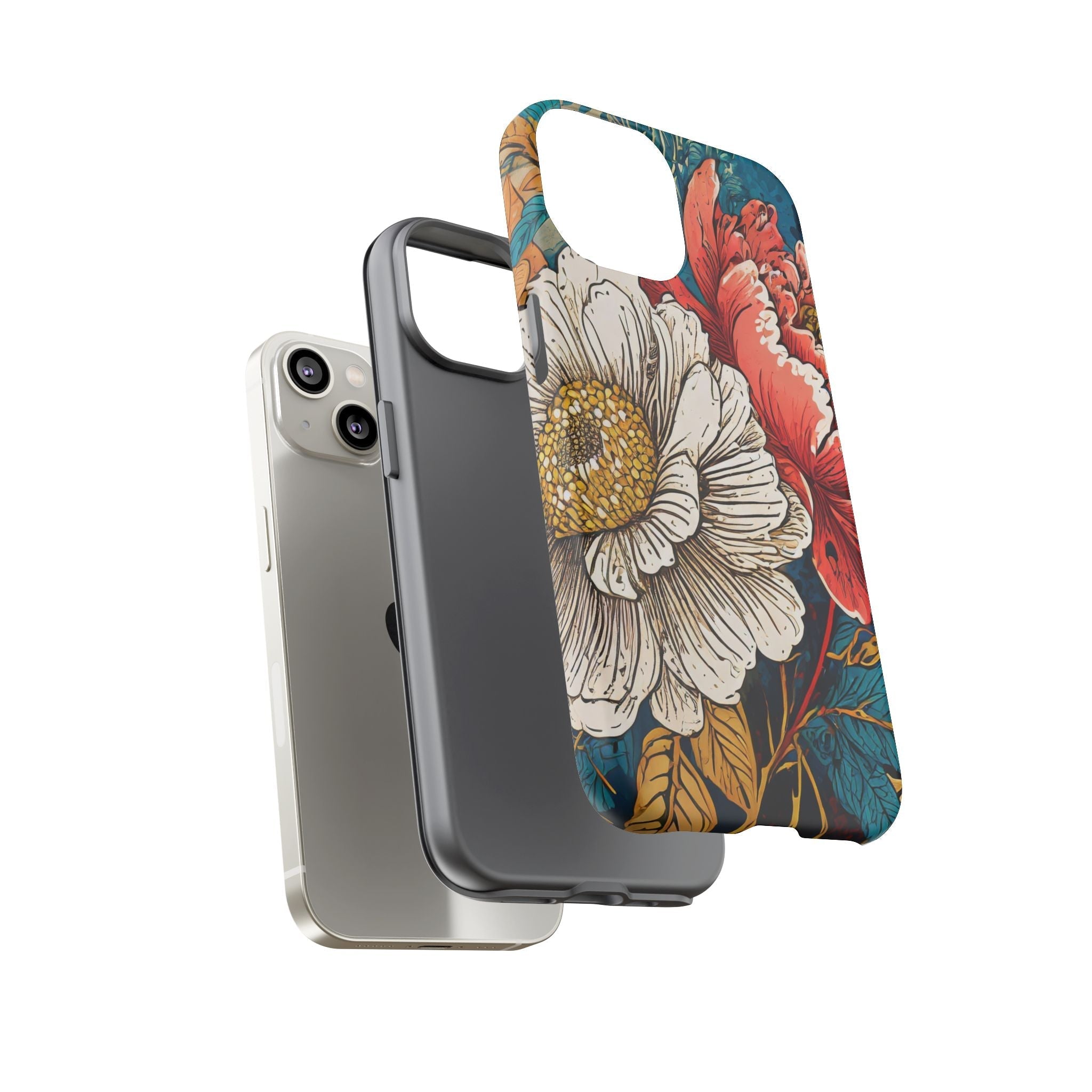 Artistic Floral Tough Phone Case