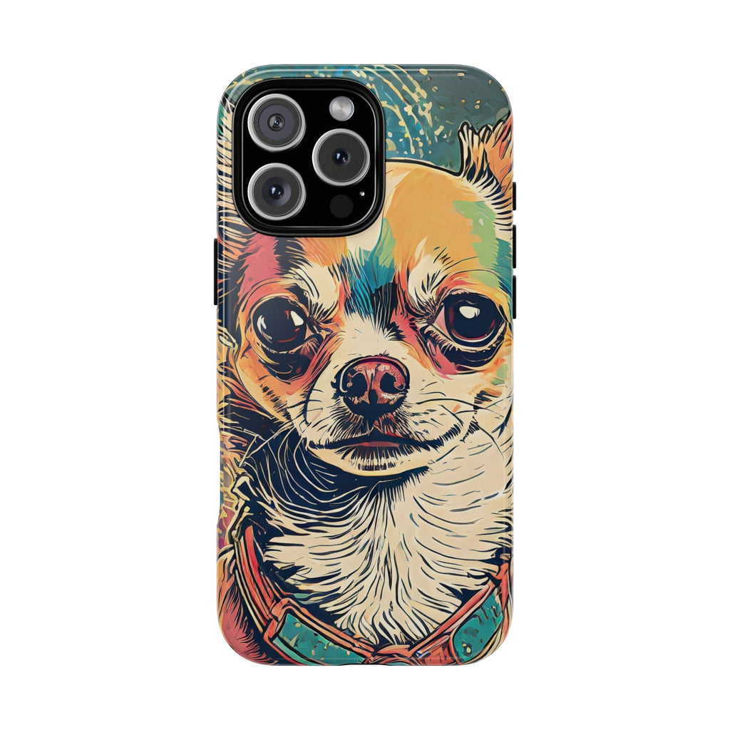 Abstract Chihuahua Tough Phone Cases