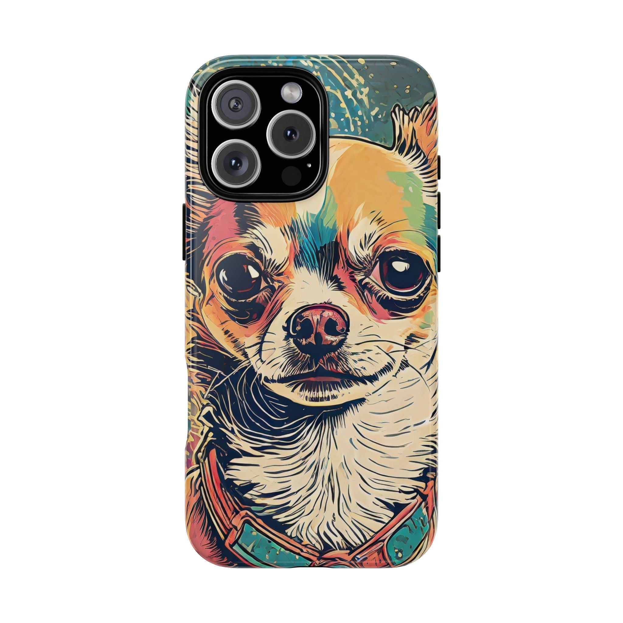 Abstract Chihuahua Tough Phone Cases