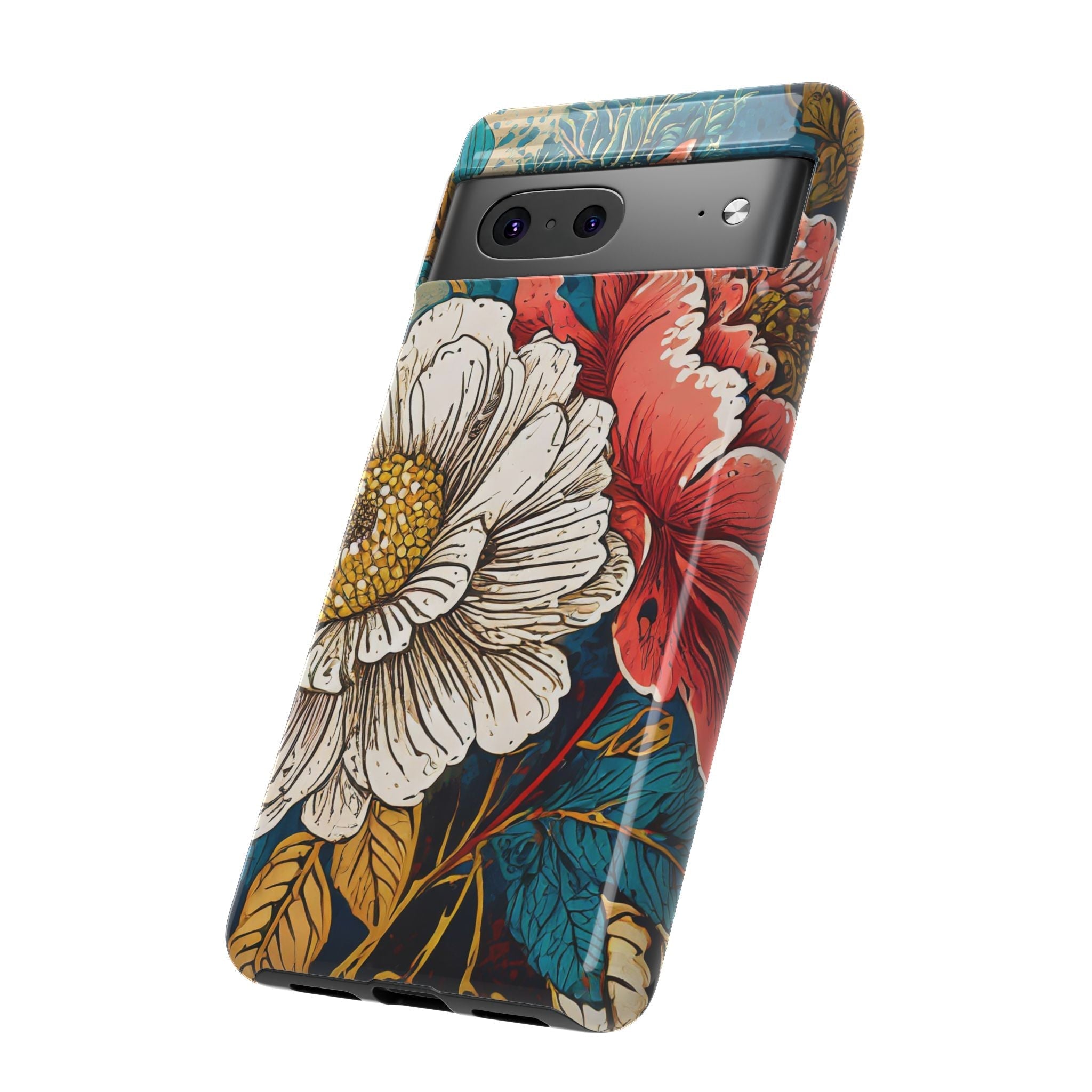 Artistic Floral Tough Phone Case