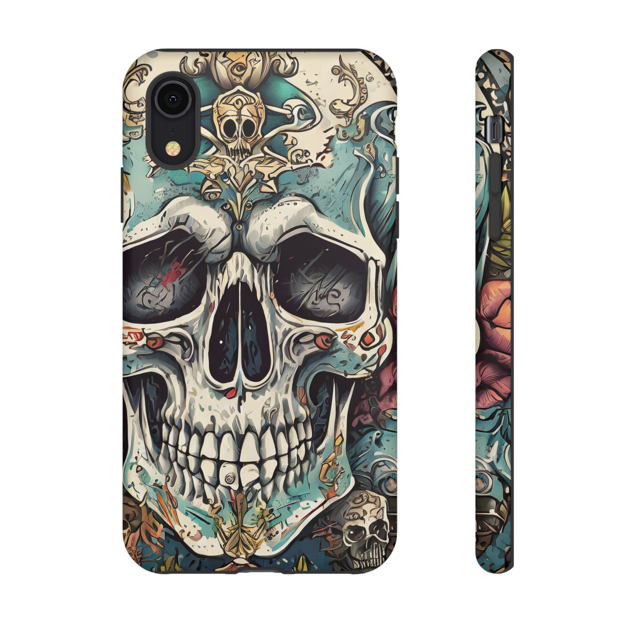 Abstract Skull Tough Phone Case