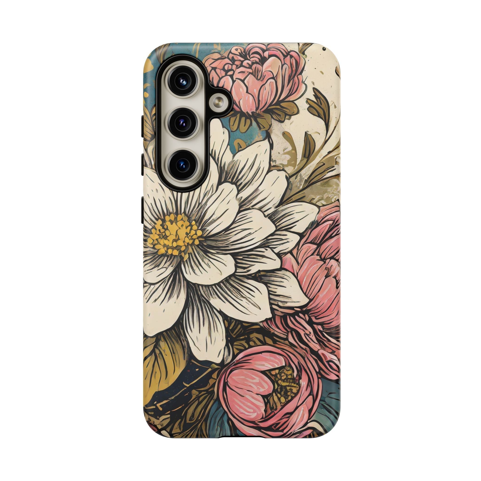 Beautiful White Floral Tough Case