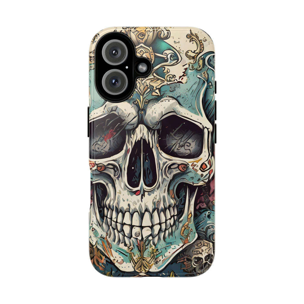 Abstract Skull Tough Phone Case