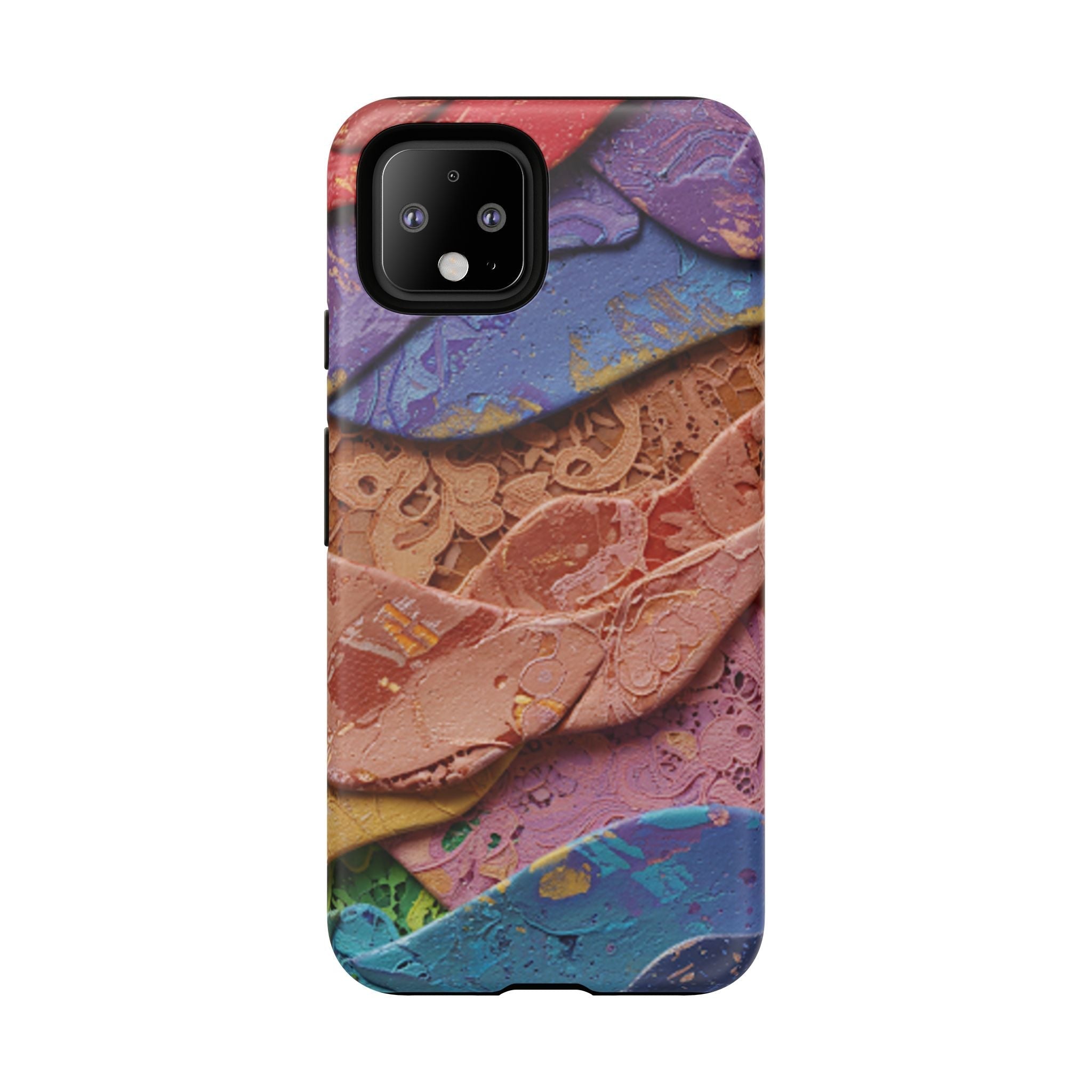 Abstract Painted Lace Tough Phone Case