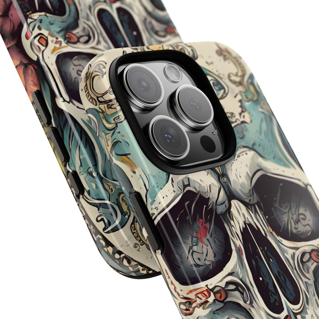 Abstract Skull Tough Phone Case