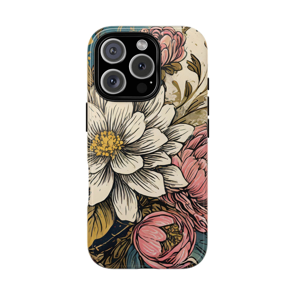 Beautiful White Floral Tough Case