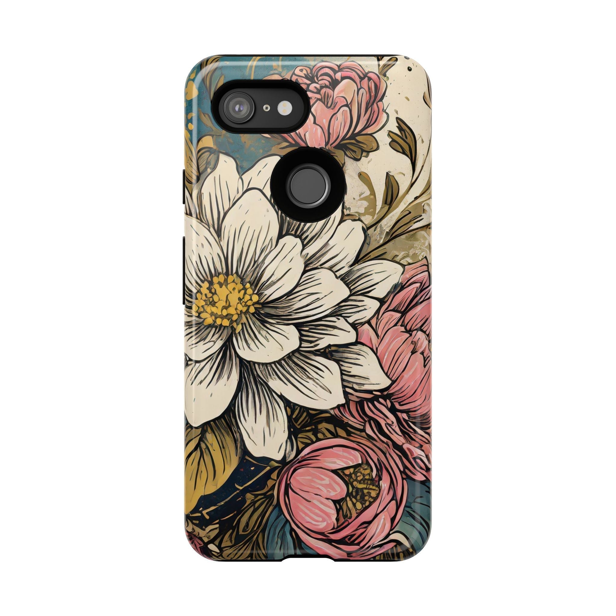 Beautiful White Floral Tough Case