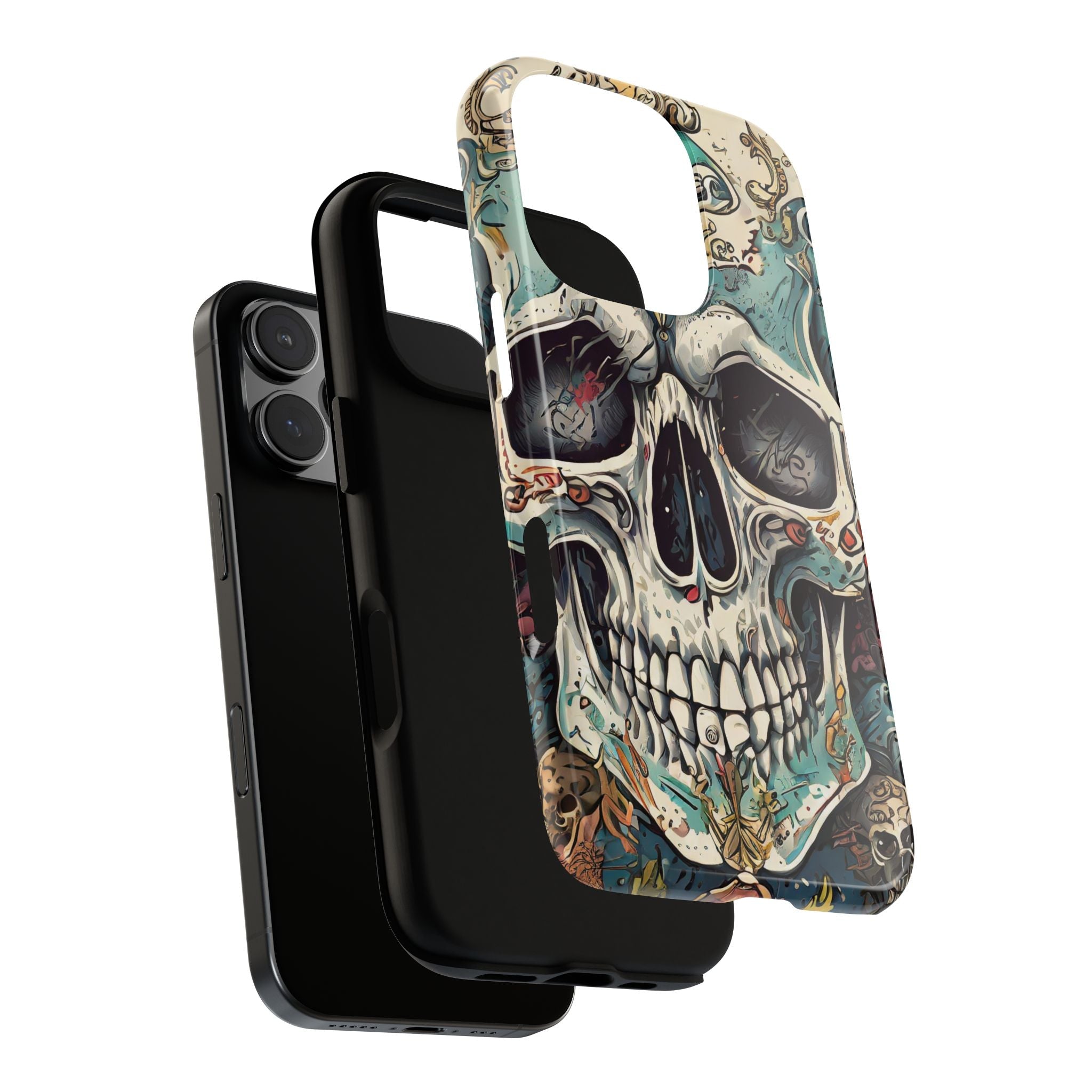 Abstract Skull Tough Phone Case