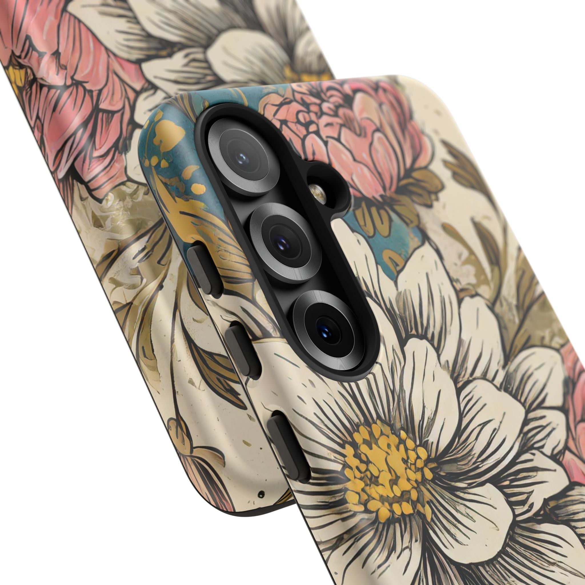 Beautiful White Floral Tough Case