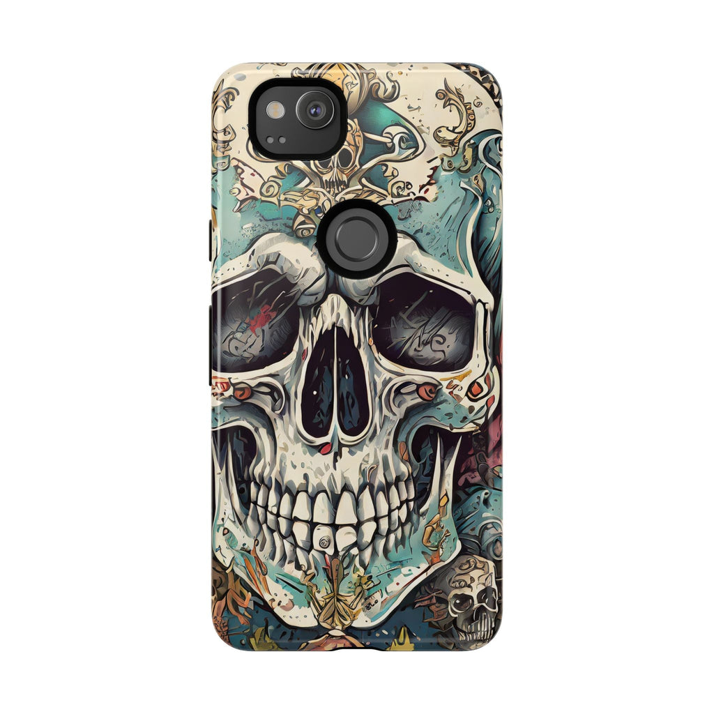 Abstract Skull Tough Phone Case