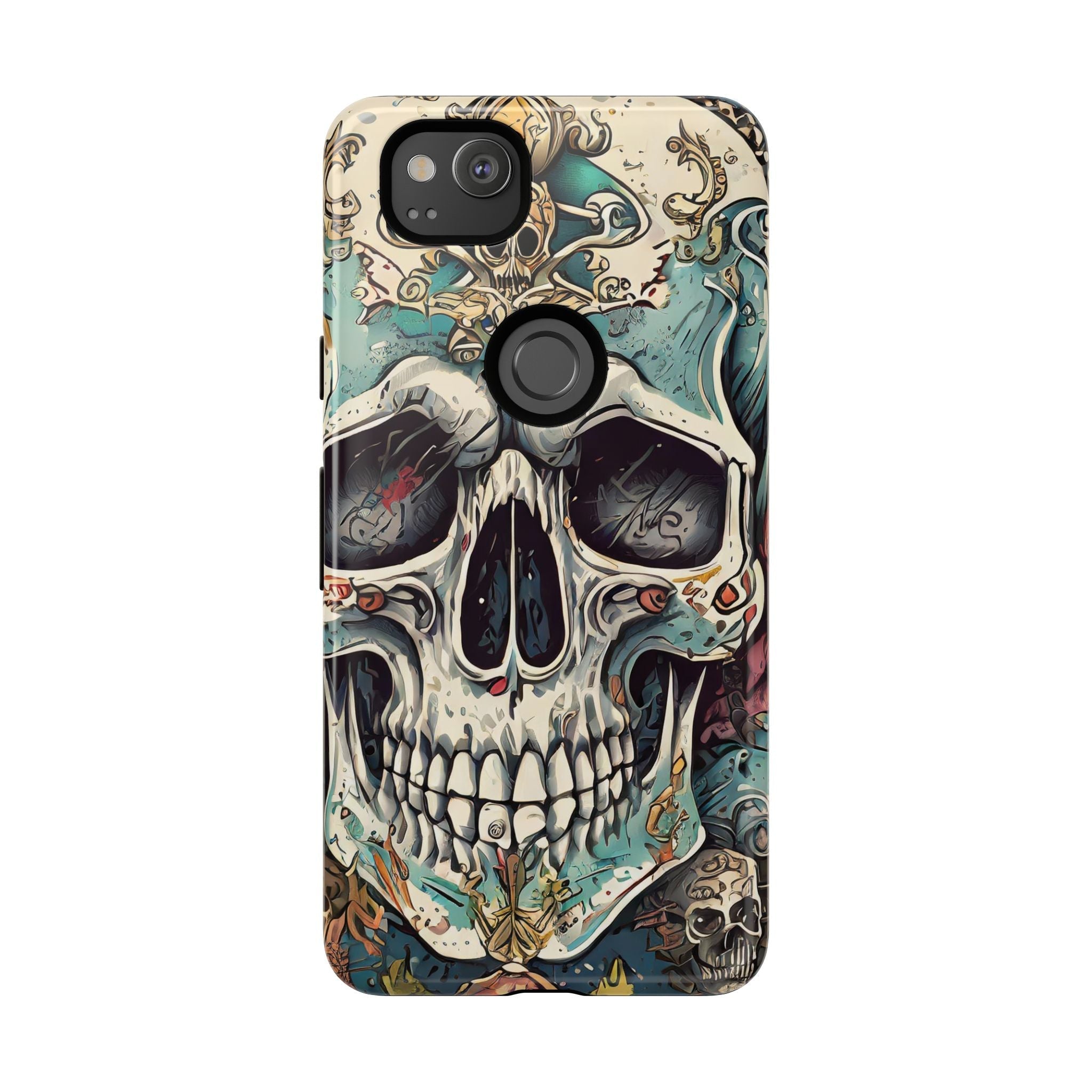 Abstract Skull Tough Phone Case