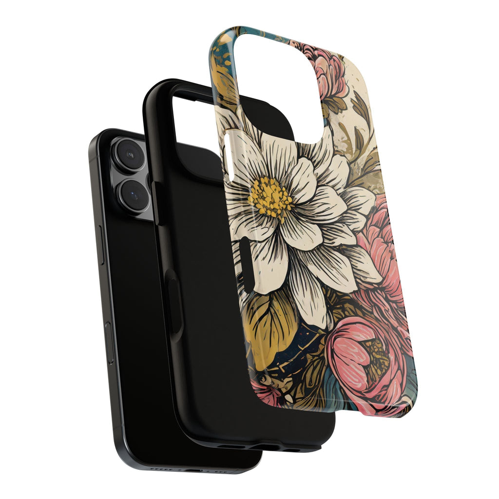 Beautiful White Floral Tough Case
