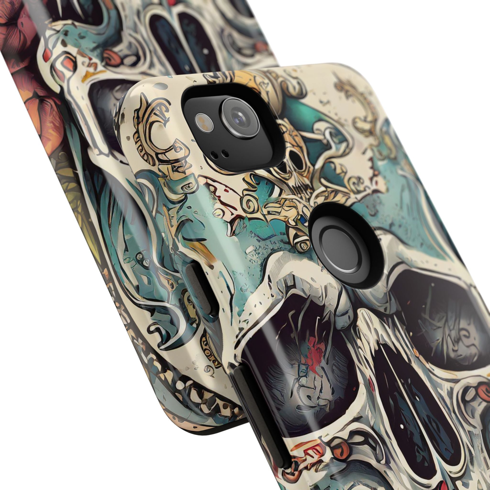 Abstract Skull Tough Phone Case