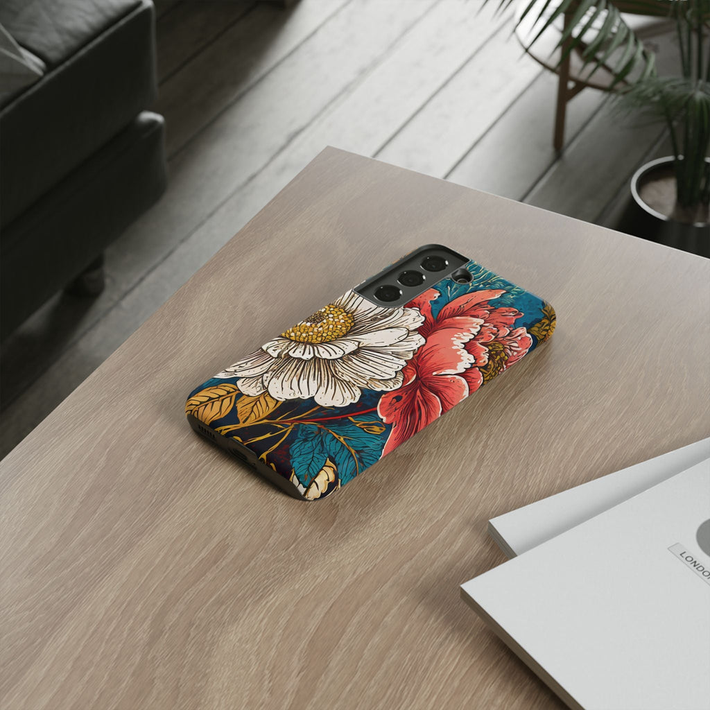 Artistic Floral Tough Phone Case
